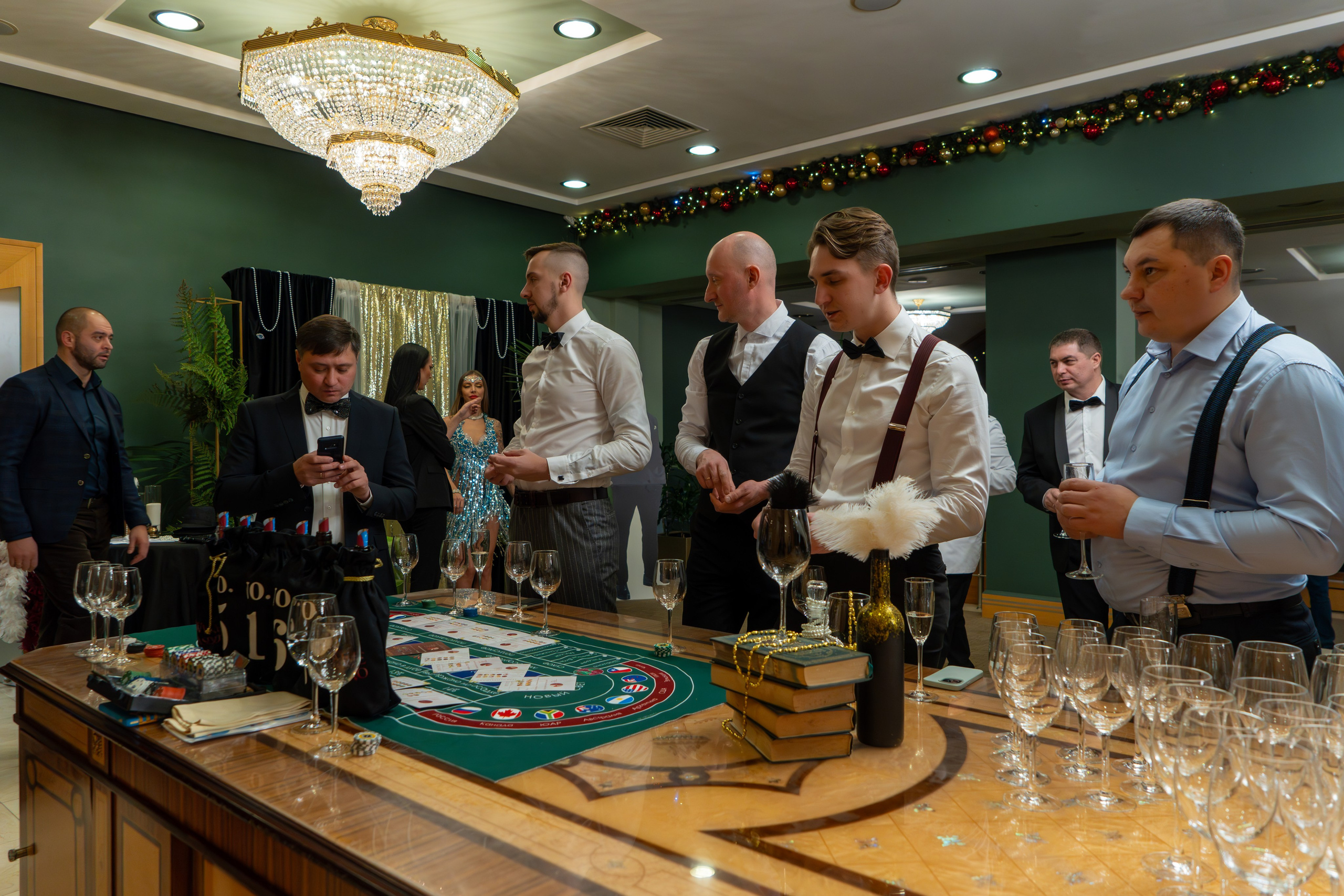 Новый год в стиле Great Gatsby. Репортажный фотограф в Красной Поляне и Сочи Павлюченко Екатерина