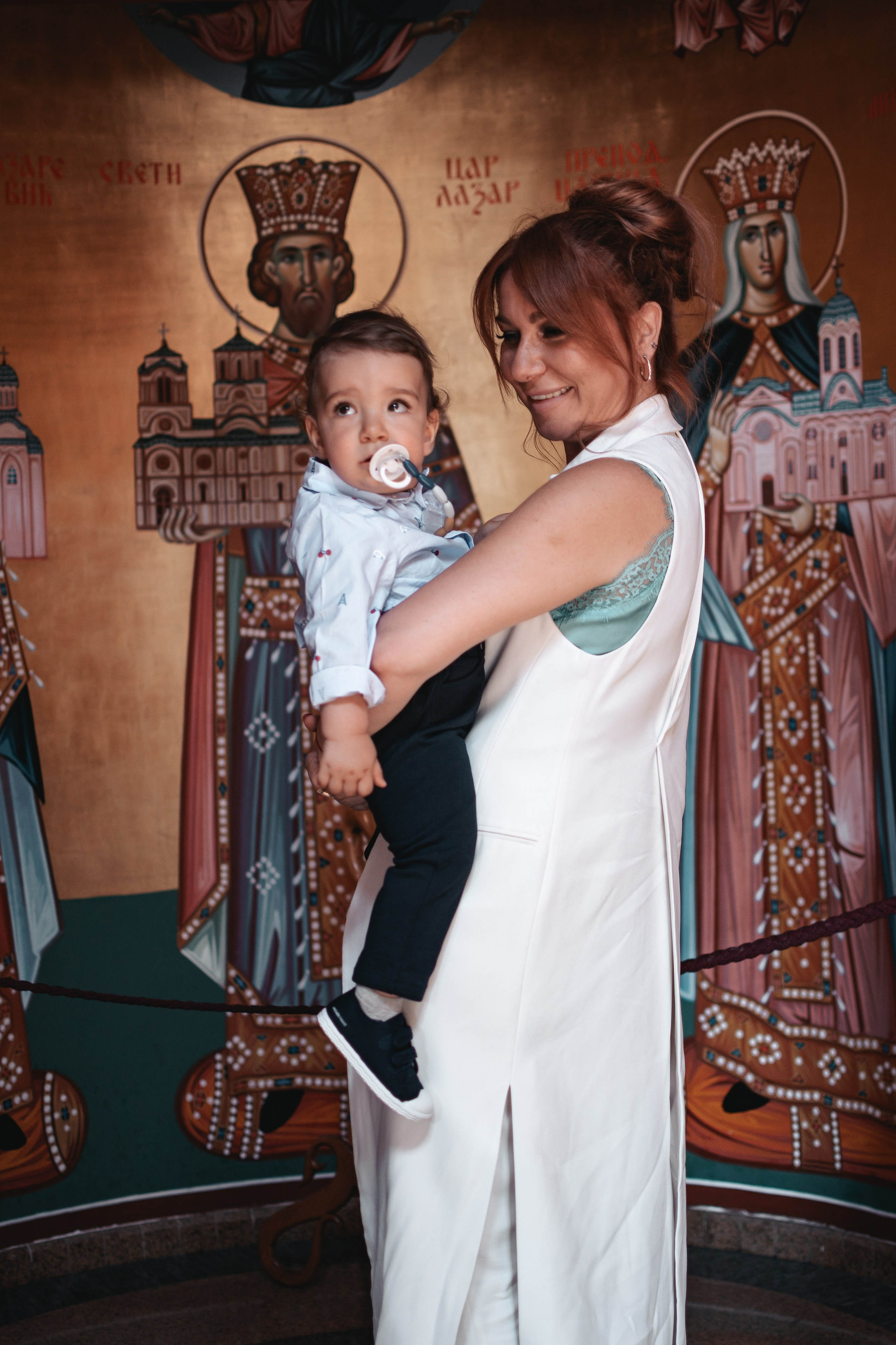 Lazar, krštenje i rođendan. BambinaaPhotography