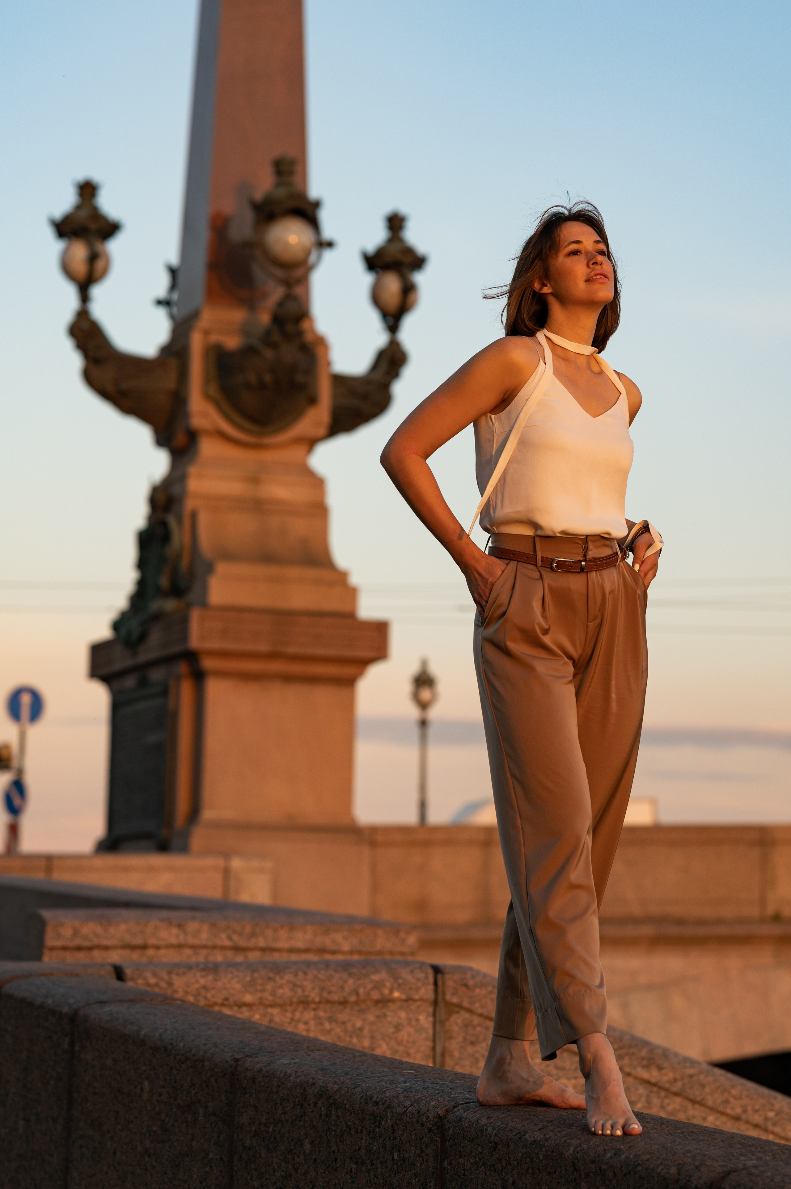 Liza — St. Petersburg and sunrise. Photographer Yulia Lushnikova, Based in Valencia