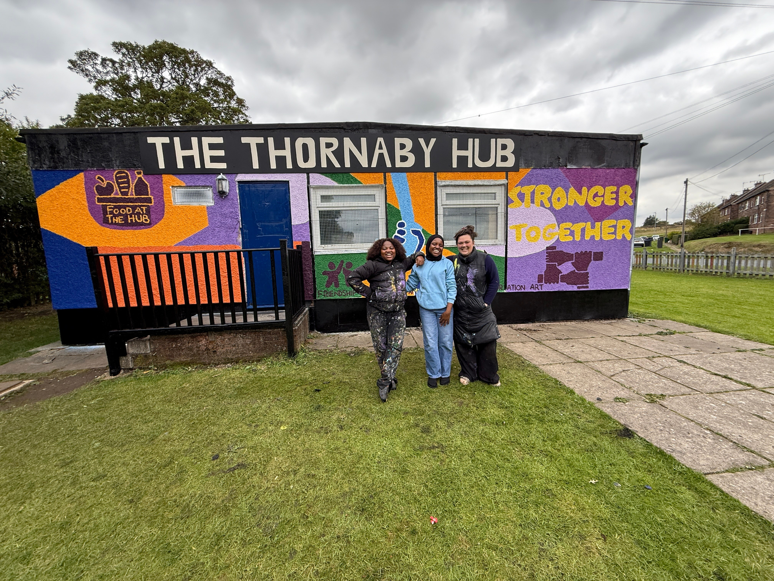 Clayton Community Hub Mural. Professional Portrait & Event Photographer in West Yorkshire, travels across UK