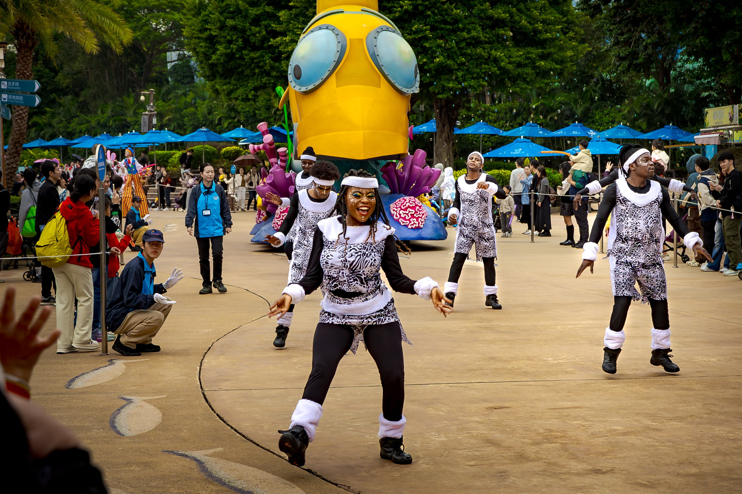 Дневной парад новогодняя версия