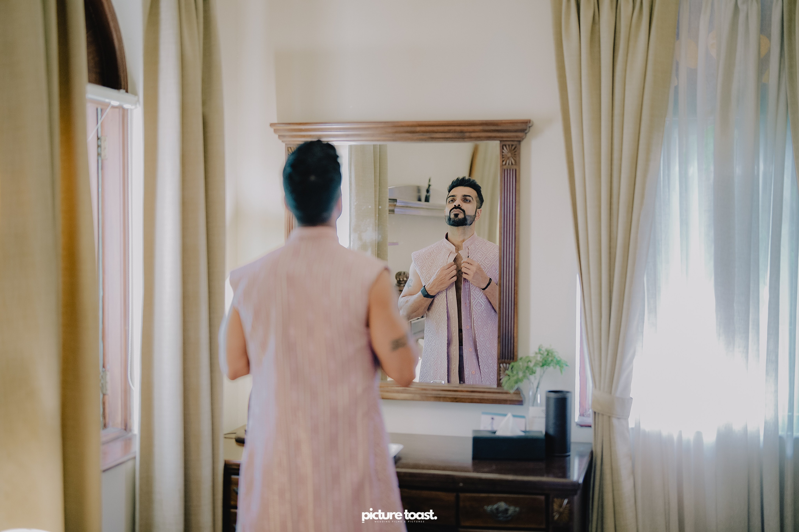 Varamala Ft. Barbie & Aneesh. Fine art Wedding Photographers in India & Canada