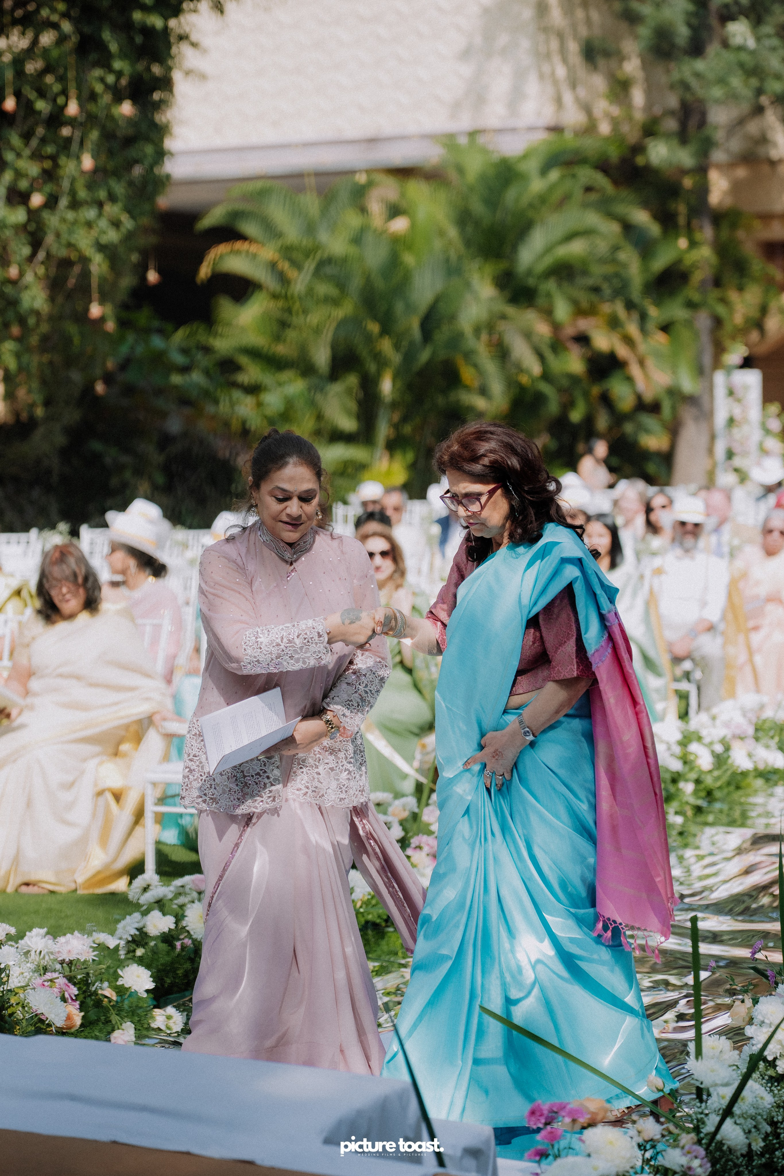 Blessing of Rajiv & Aashna. Fine art Wedding Photographers in India & Canada