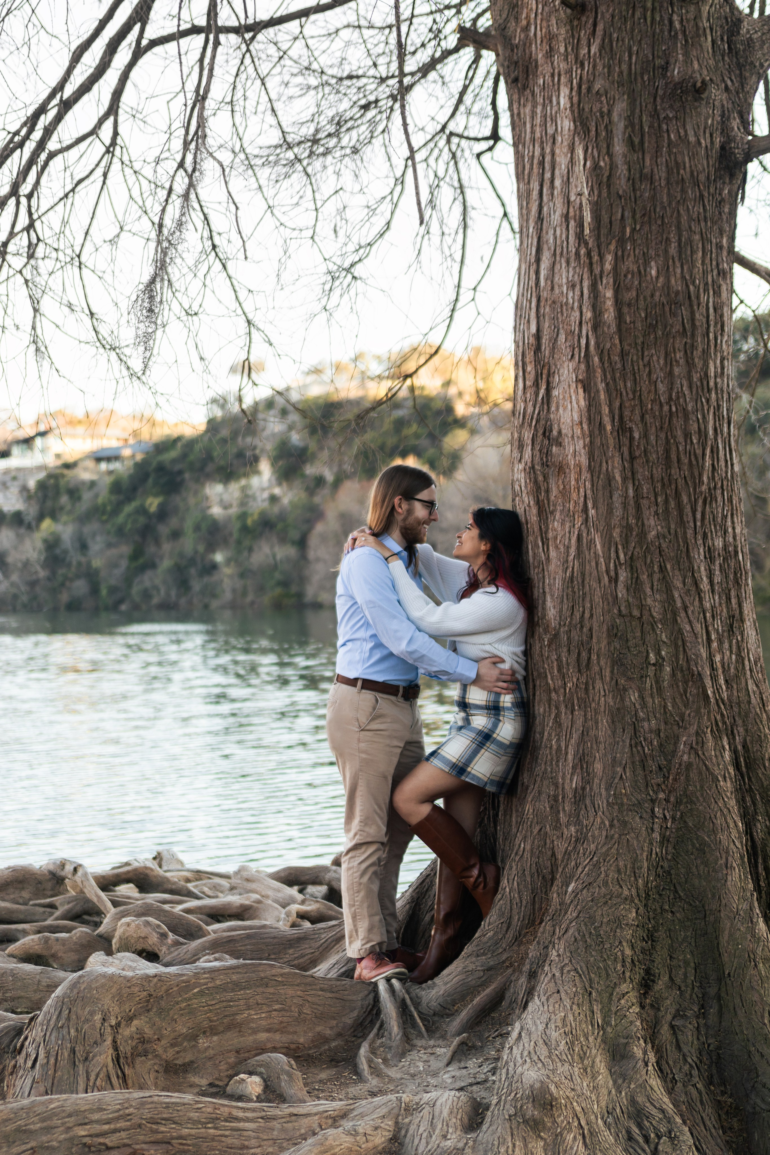 Riley and Maria’s engagement photoshoot at Red Bud Isle