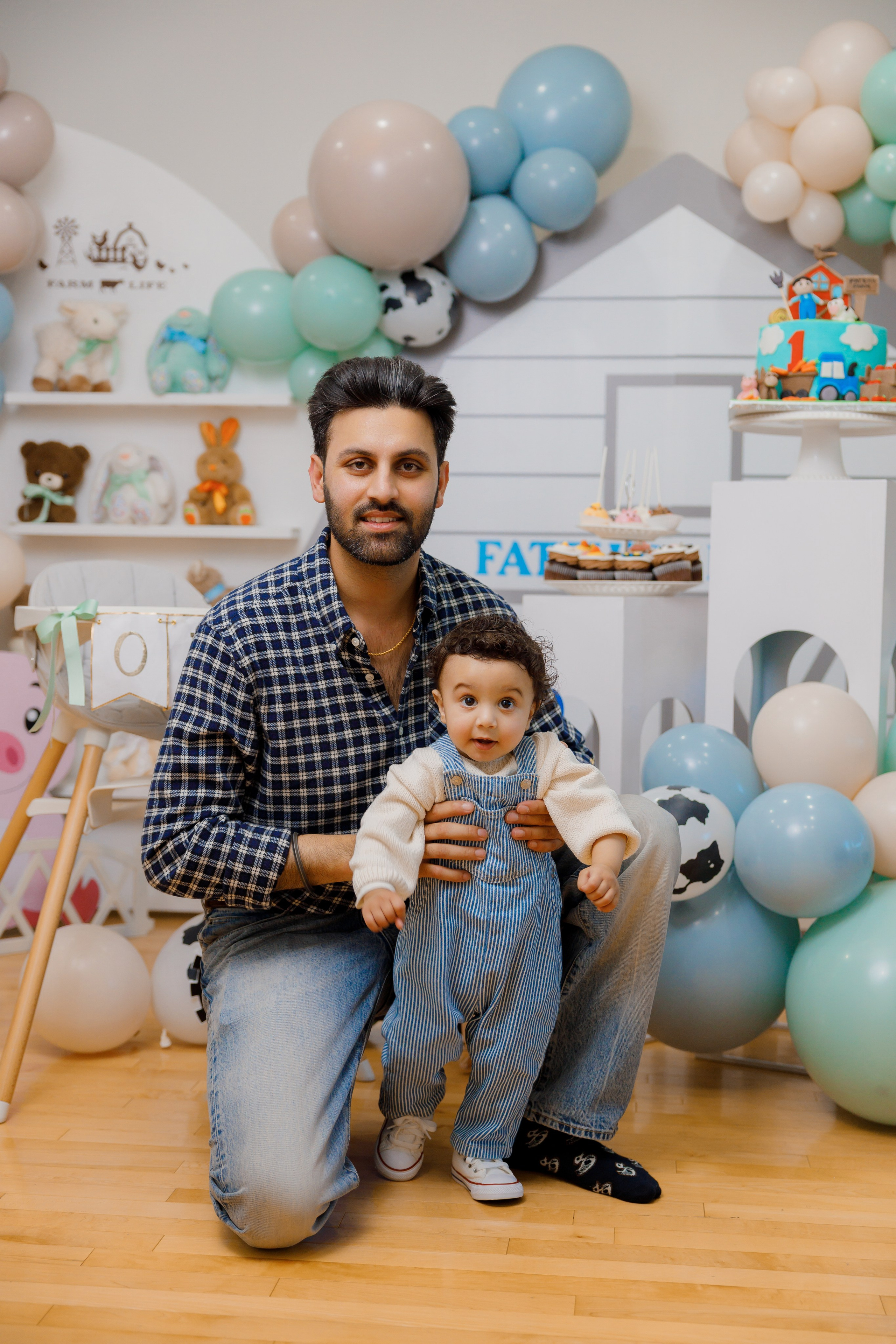 Fateh’s 1st birthday. Home