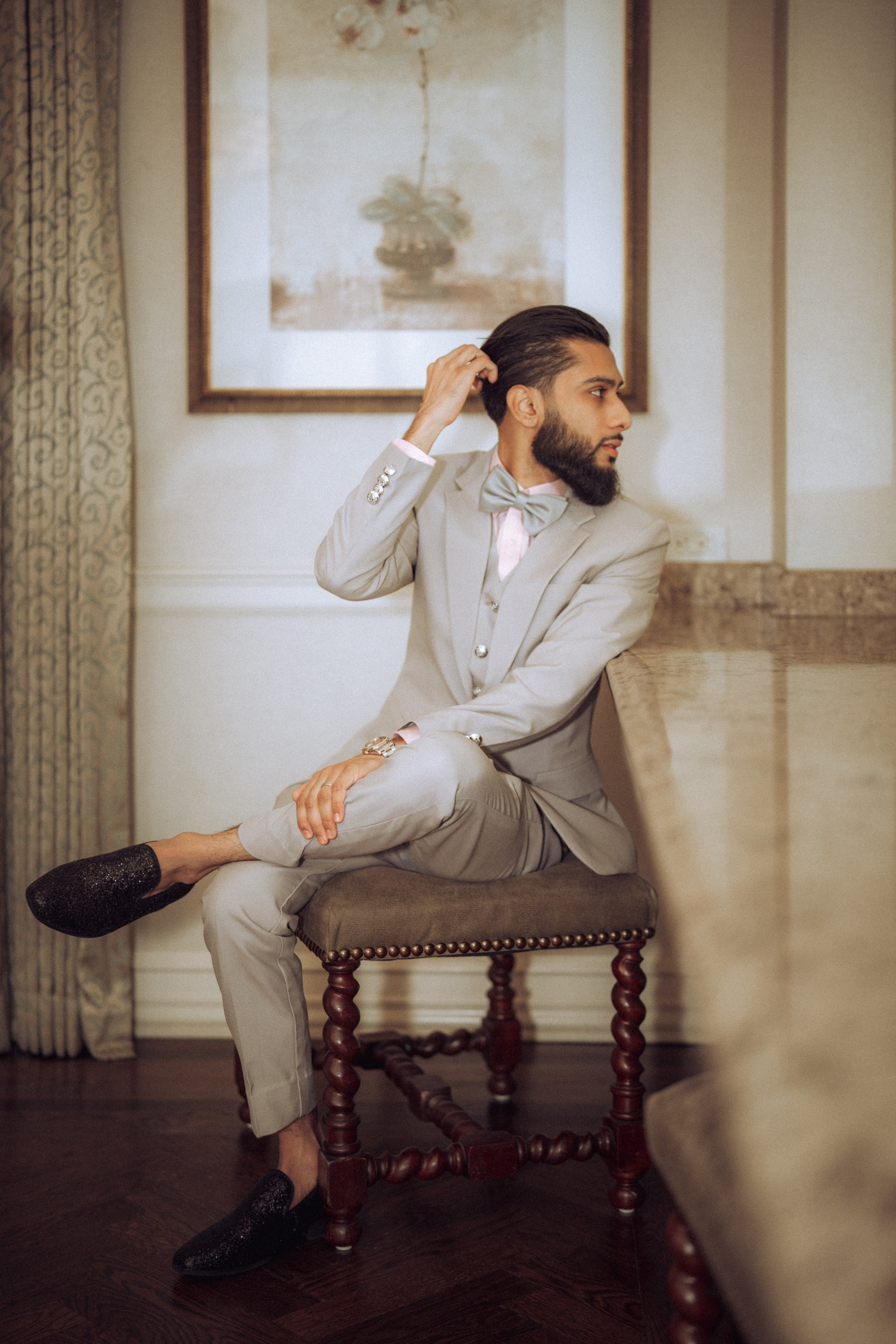 Indu Style wedding. Portrait and wedding photographer in New York