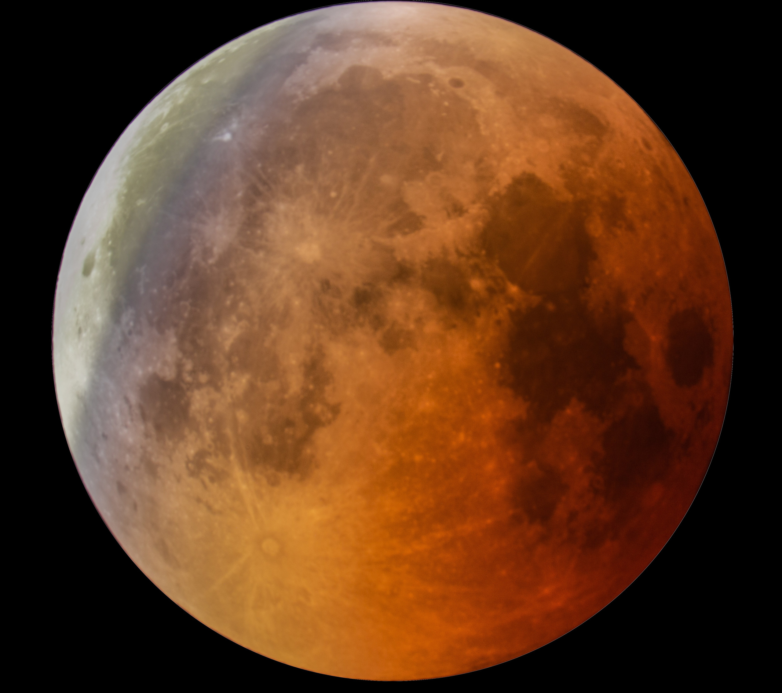 Qanlı Ay — Ay tutulması. Həvəskar Astronomlar Cəmiyyəti — Astronomy.az