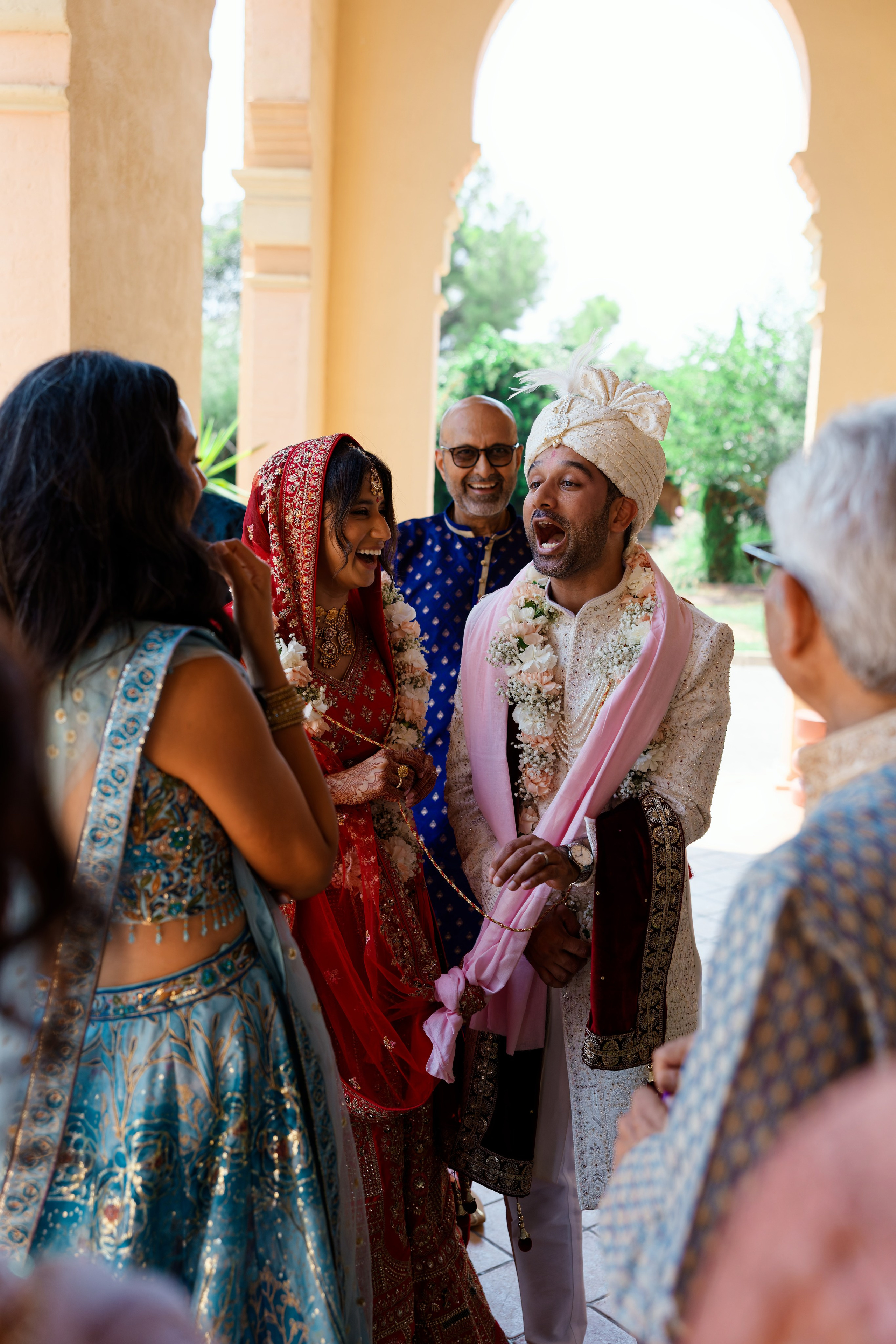 Indian wedding at Gran Villa Rosa, Barcelona
