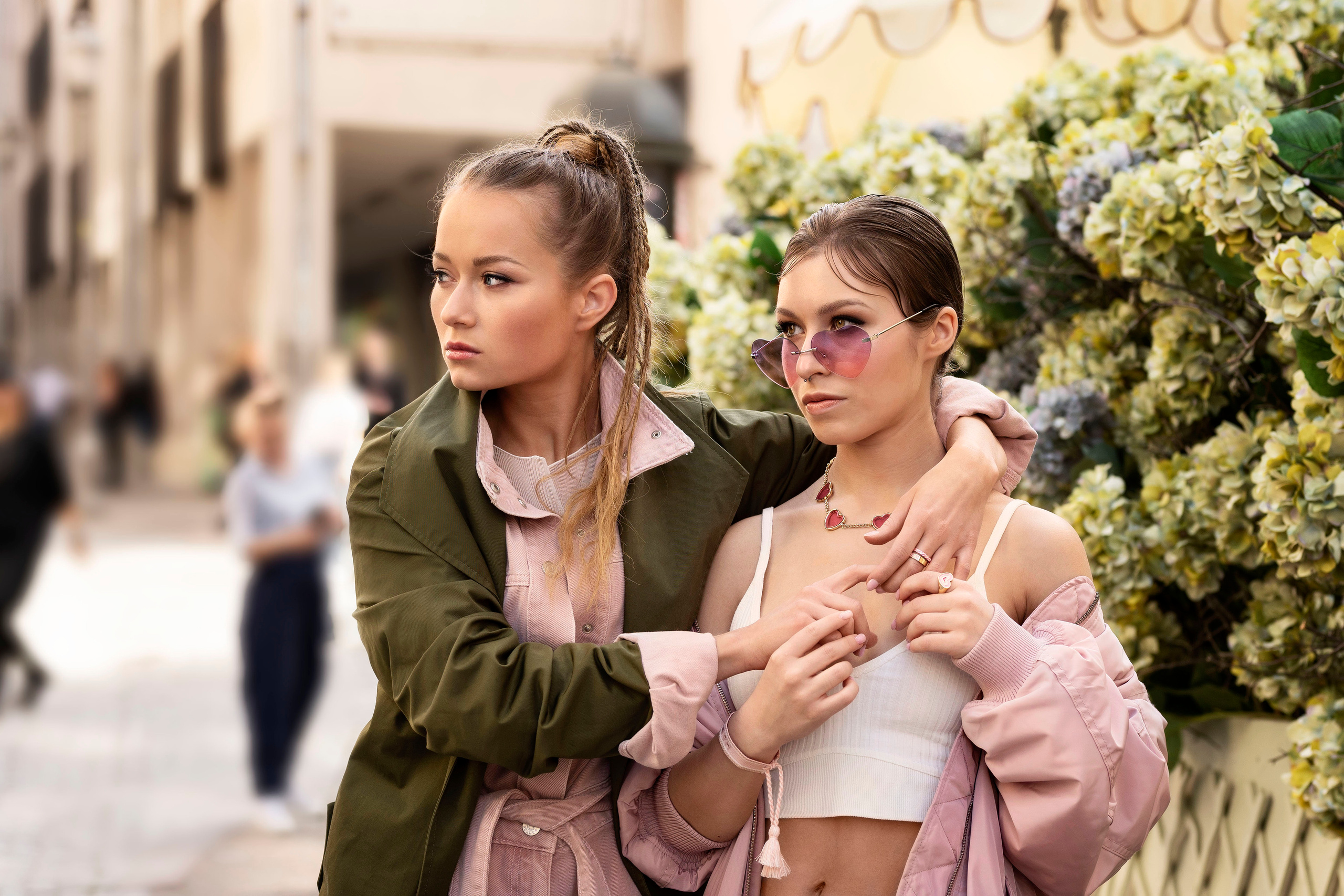 Настя и Соня. Прогулка в Вильнюсе. Анна Григьян — фотограф ретушёр в Даугавпилсе (Латвия)