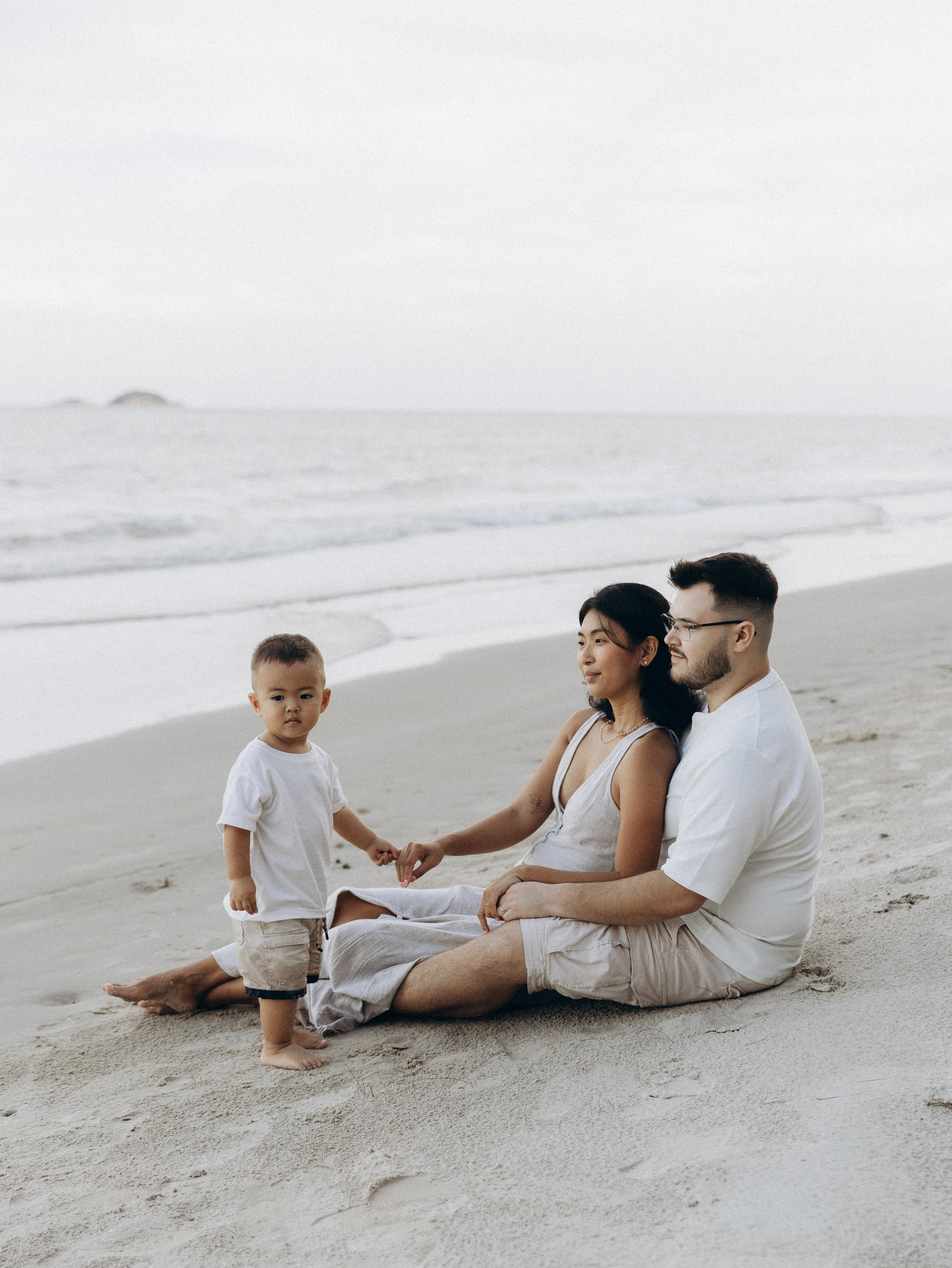 At the beach. Family and wedding photographer in Bangkok, Thailand
