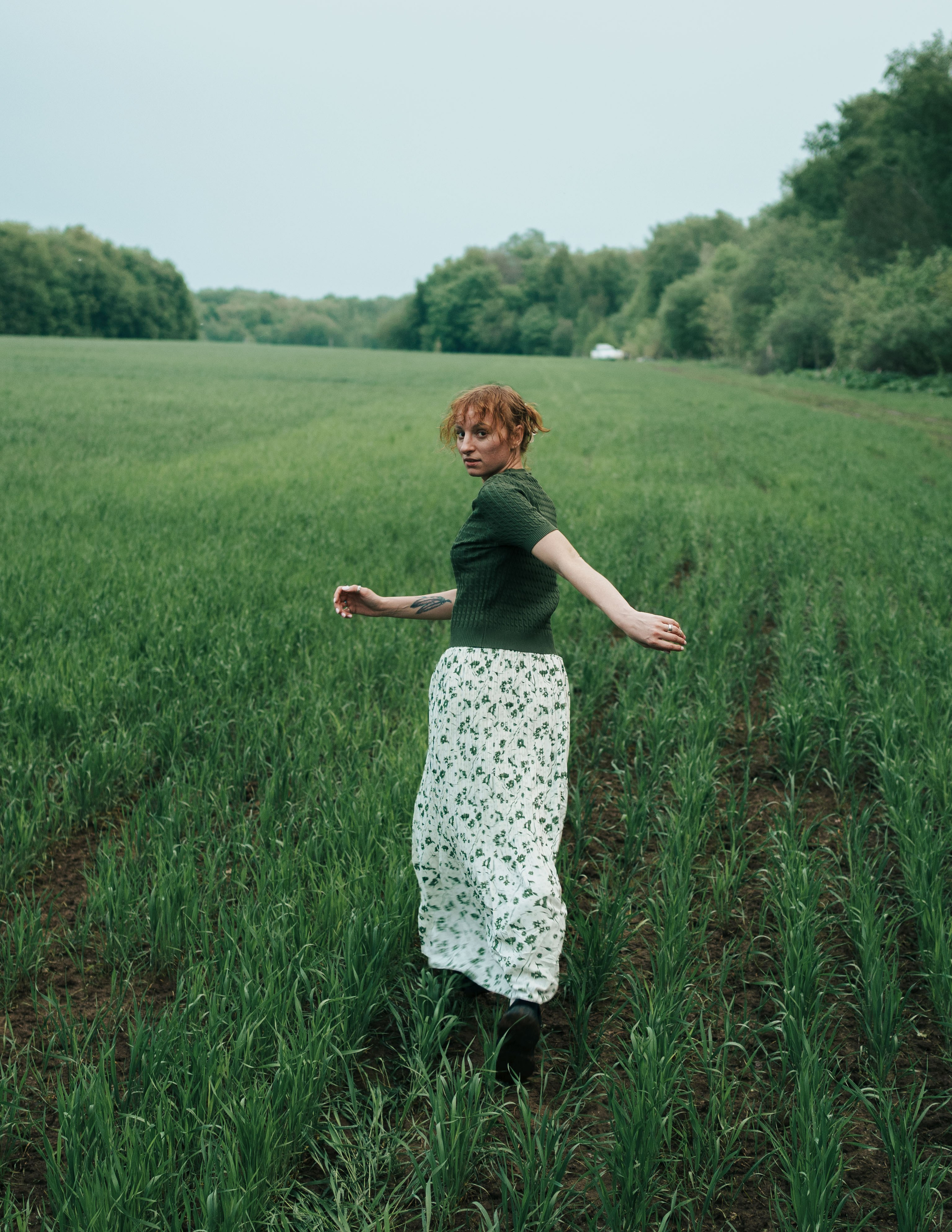 Greens. Alisha Geva женский портретный фотограф в Дубае