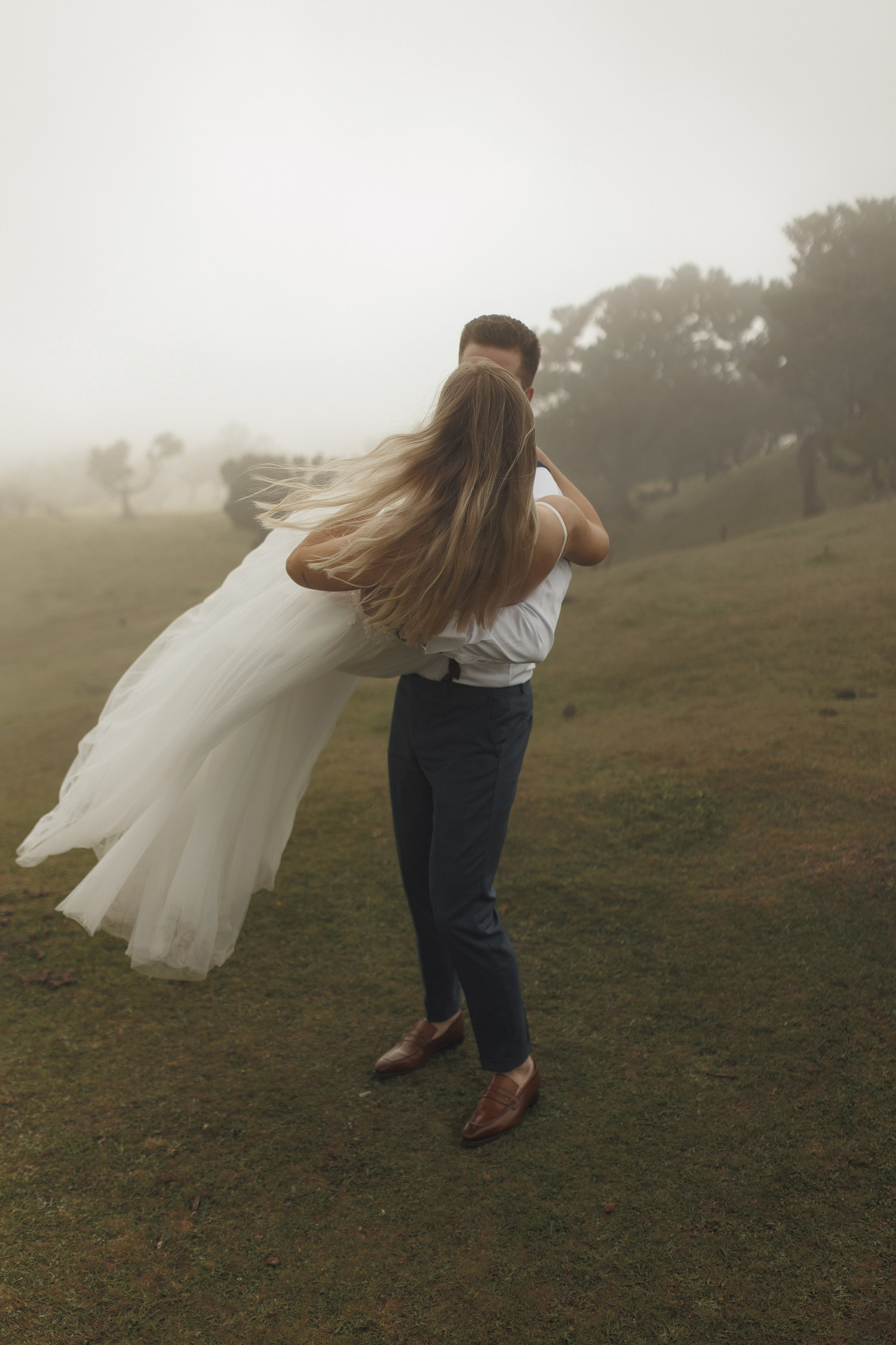 Intimate wedding ceremony in the mystical Fanal Forest Madeira