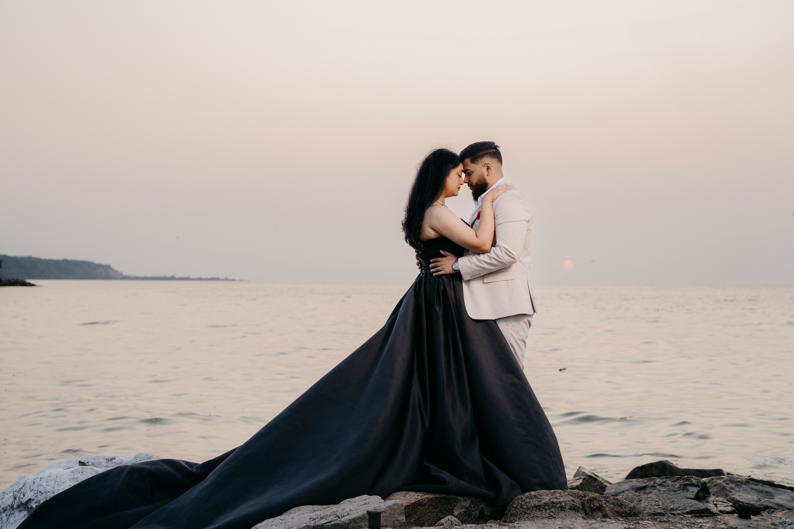 Couple Photoshoot at R.C. Harris Water Treatment Plant Toronto | Antevasi Studios