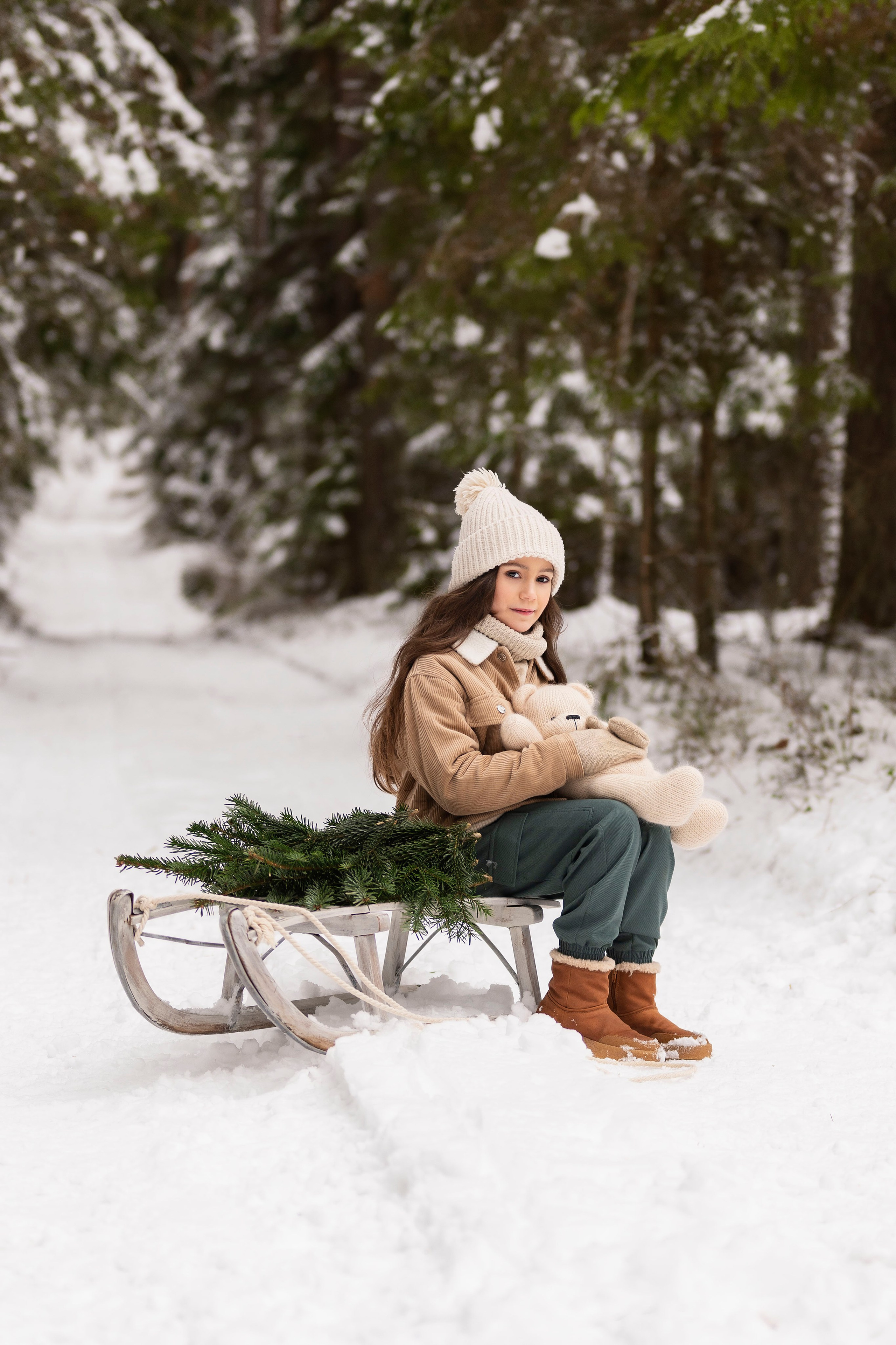 София, Микаэль. Зимняя сказка 2. Анна Григьян — фотограф ретушёр в Даугавпилсе (Латвия)