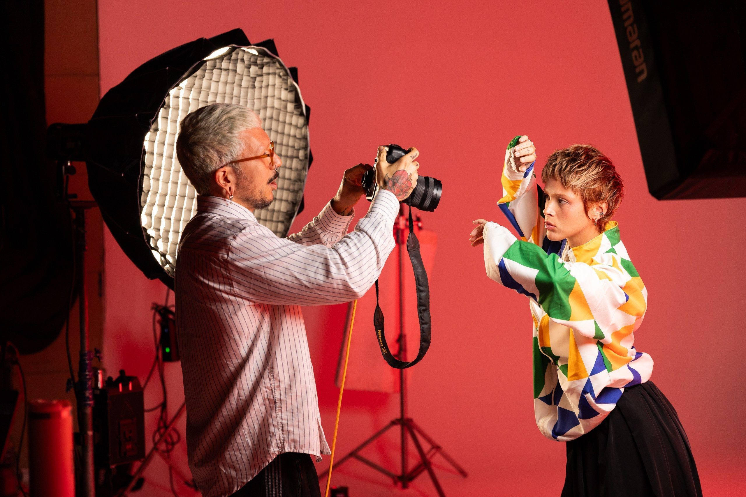 Bastidores Shooting Day com Fernando Schlaepfer