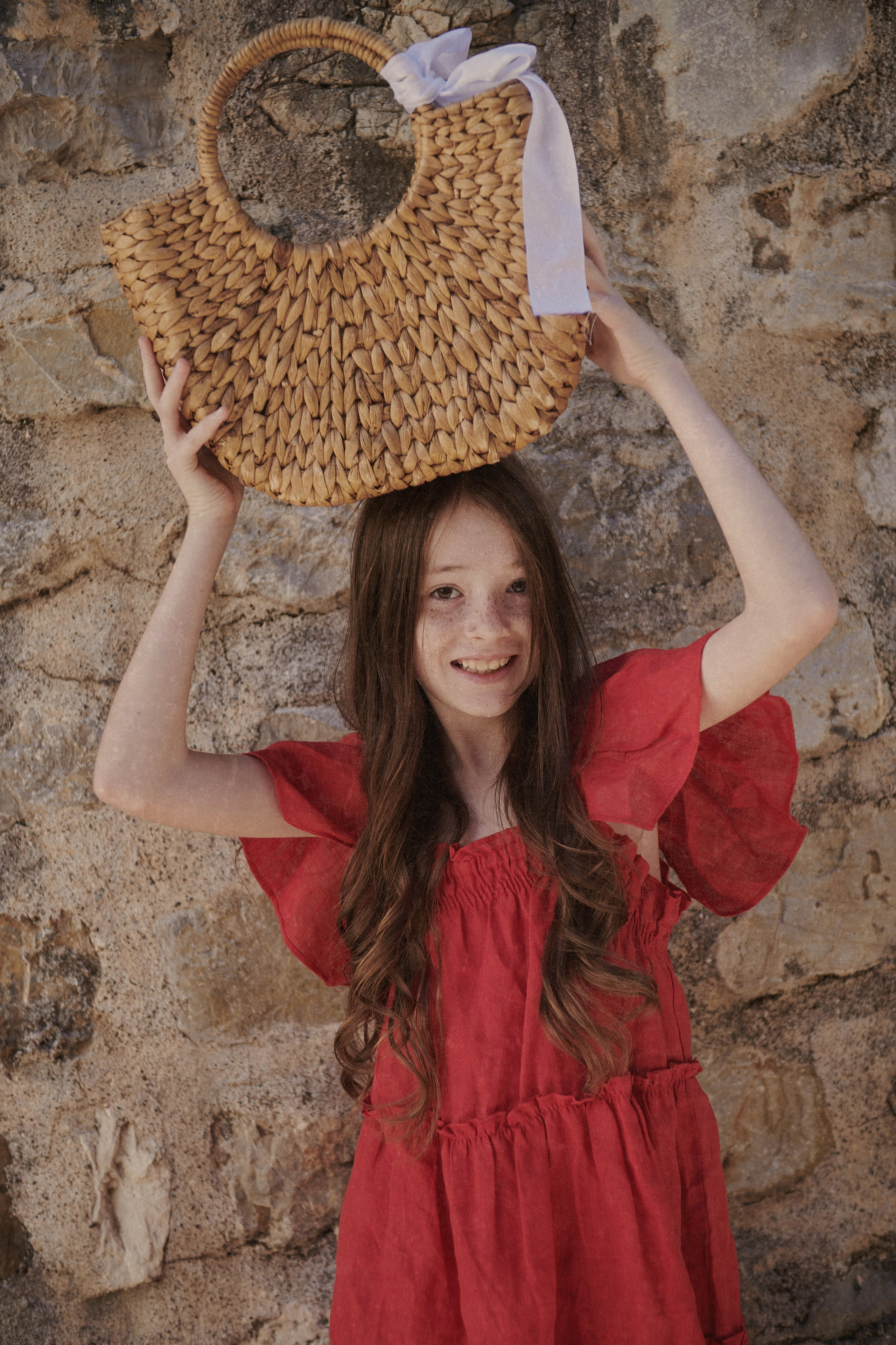 campaign shooting for kids clothing brand