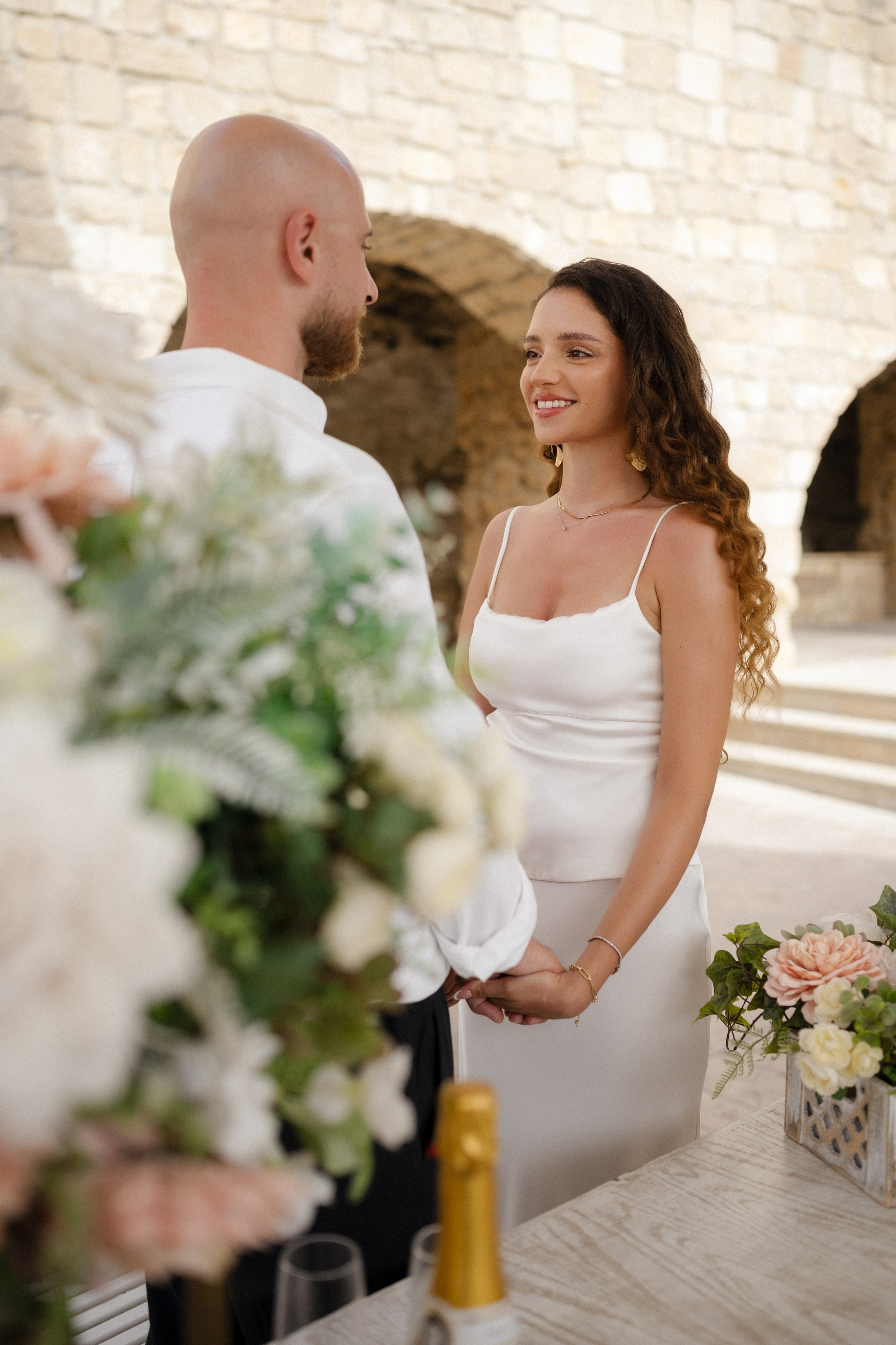 Small wedding photoshoot. Professional photographer in Cyprus Katerina Stepanchenko