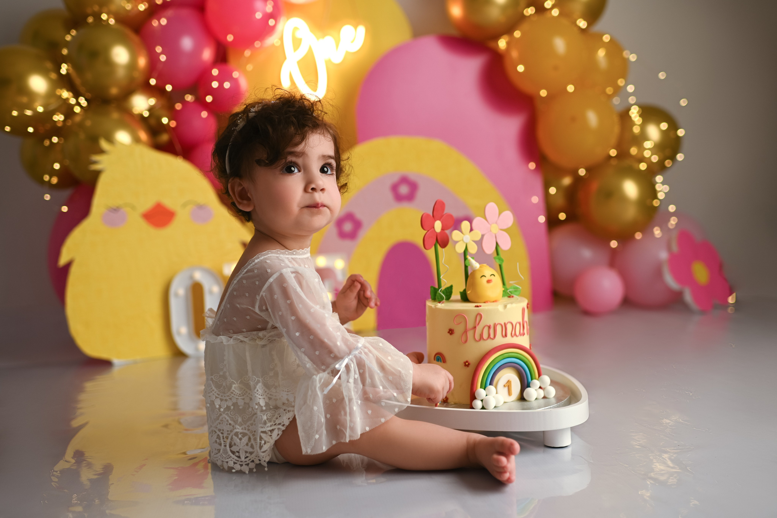Cake Smash Fotoshooting zum ersten, zweiten Geburtstag. Neugeborene, Baby Fotografin in Düren (NRW) - Vitalina Unruh