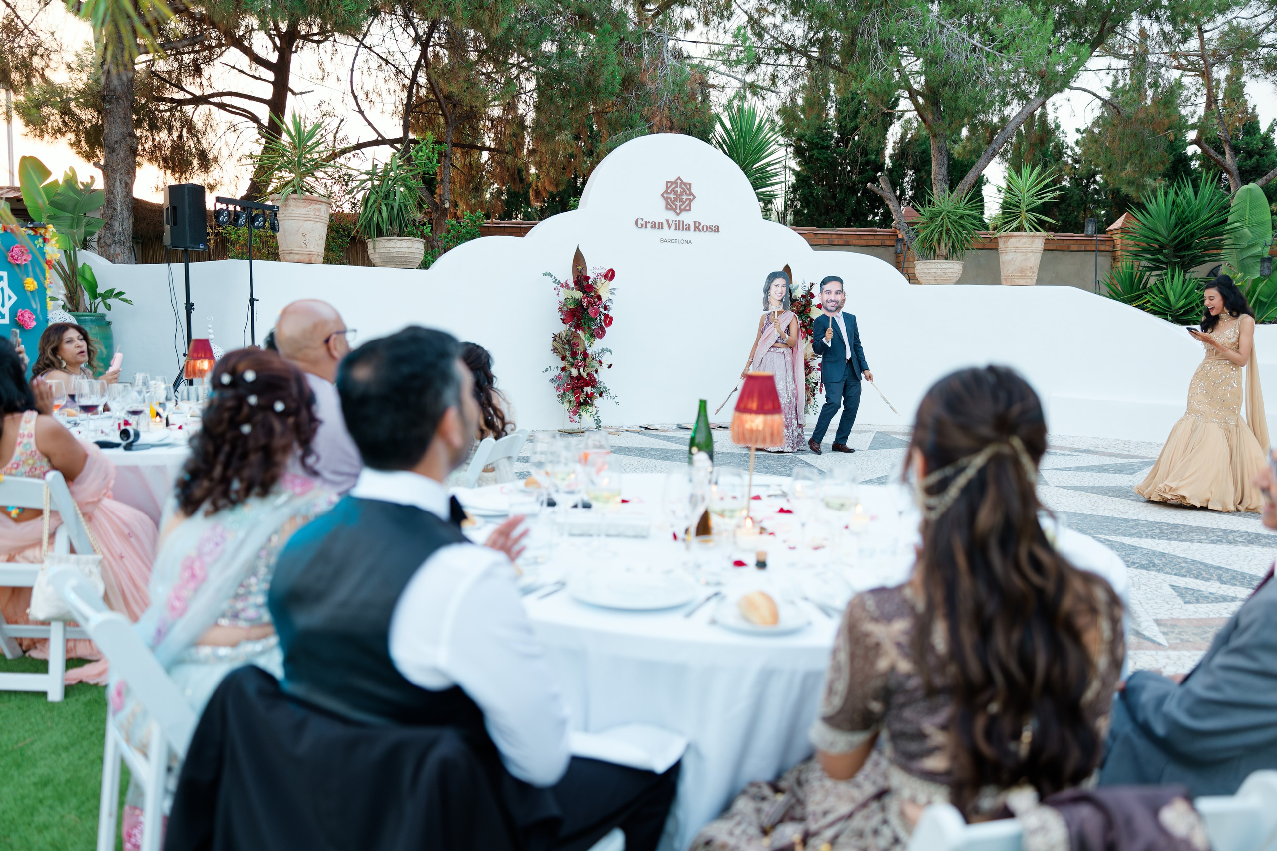 Indian wedding at Gran Villa Rosa, Barcelona