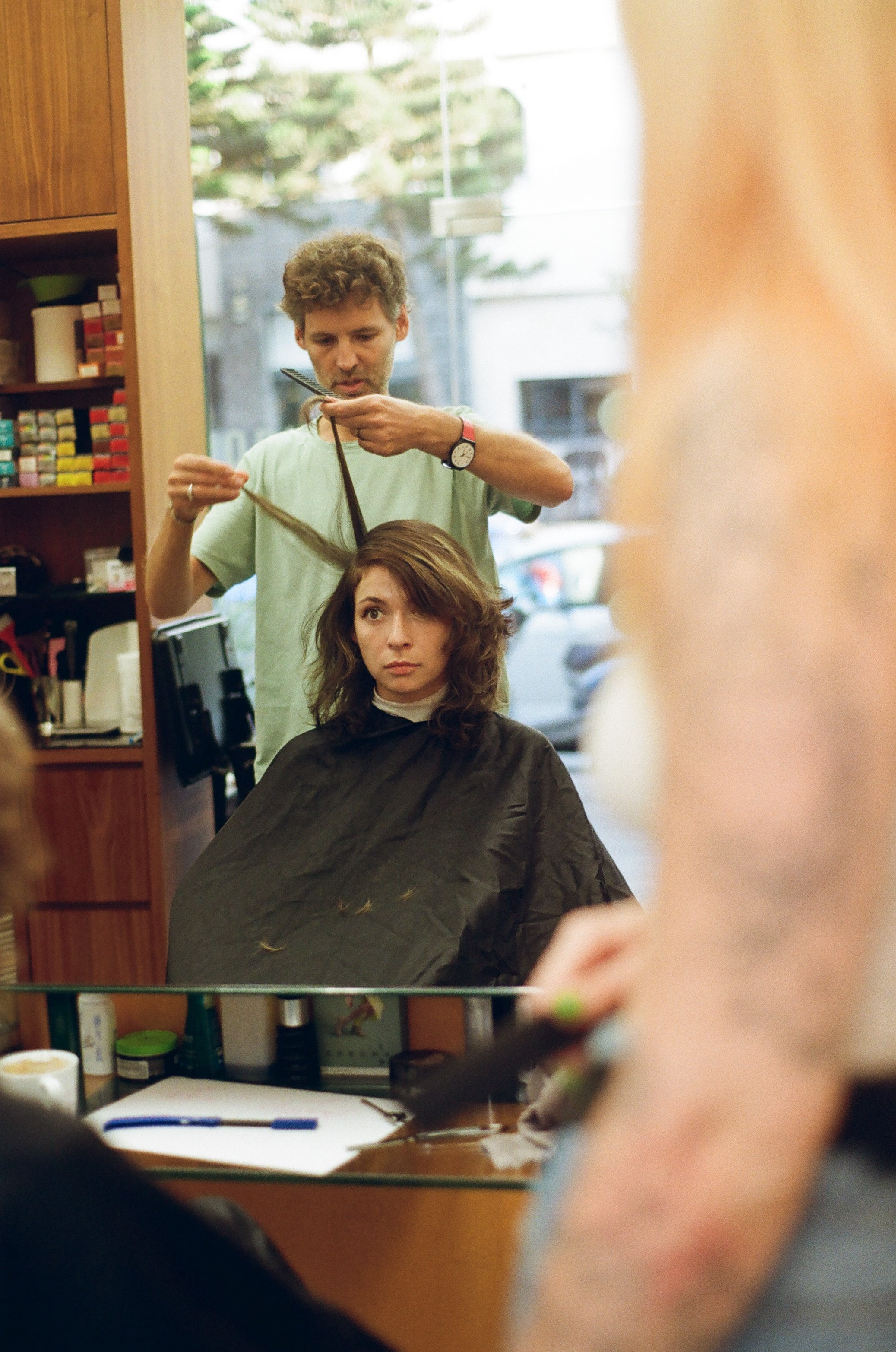 Master class “Haircut”. Film portrait photographer