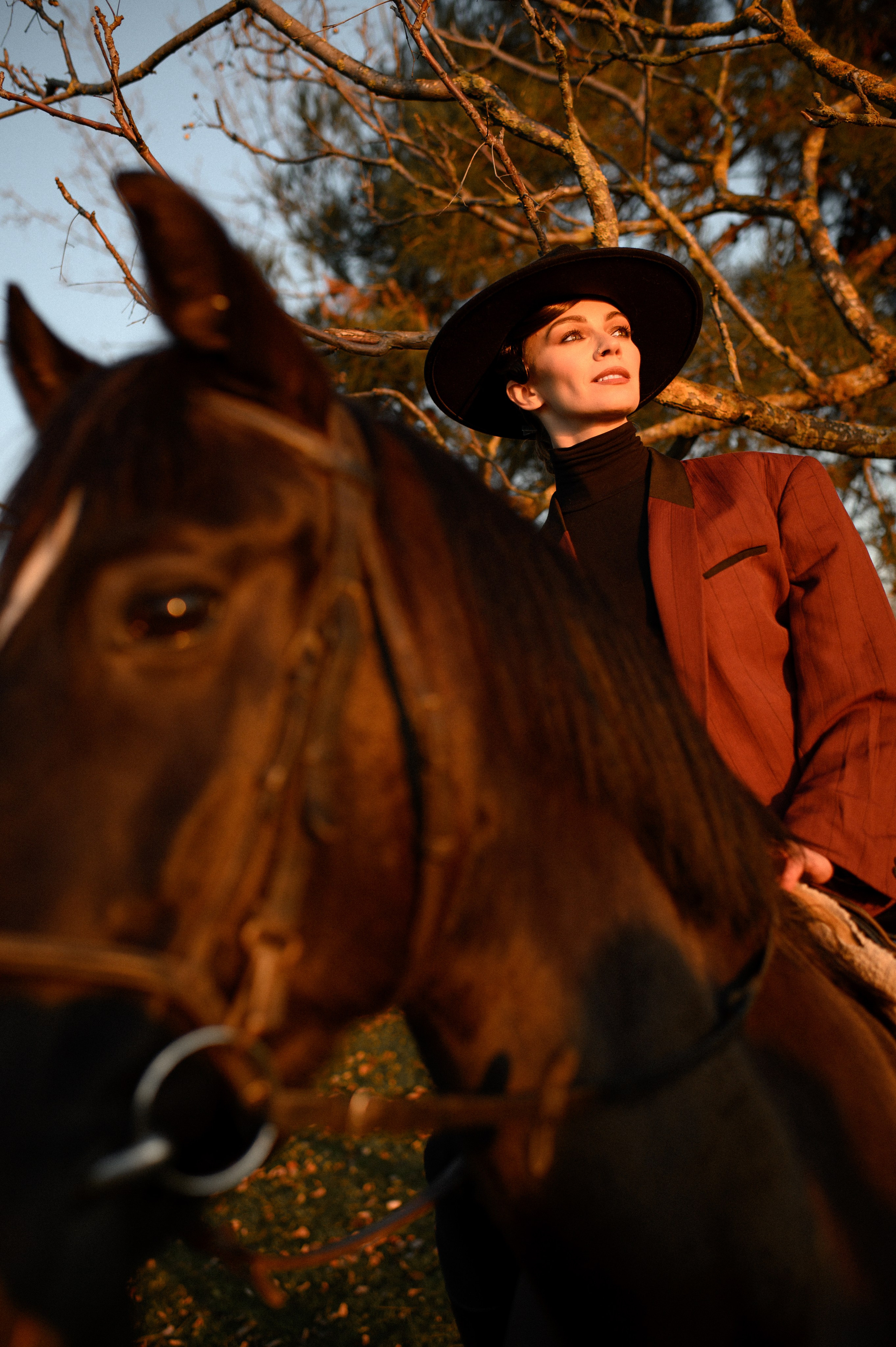 Sofia evening horse ride. Family, children, portrait, and event photography in Thessaloniki