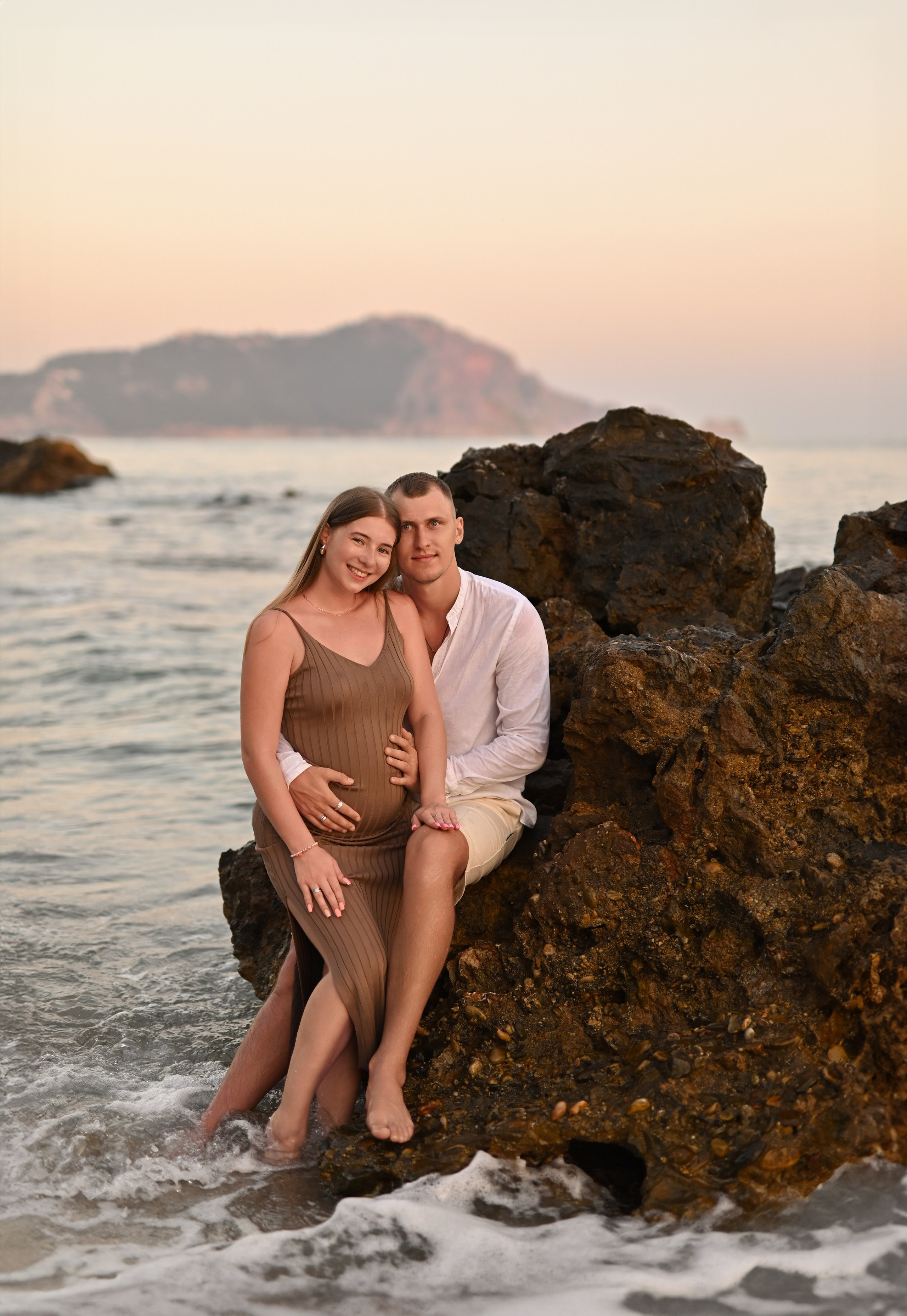 Съемка беременности. Фотограф в Алании (Аланье), Сиде, Манавгате. Турция