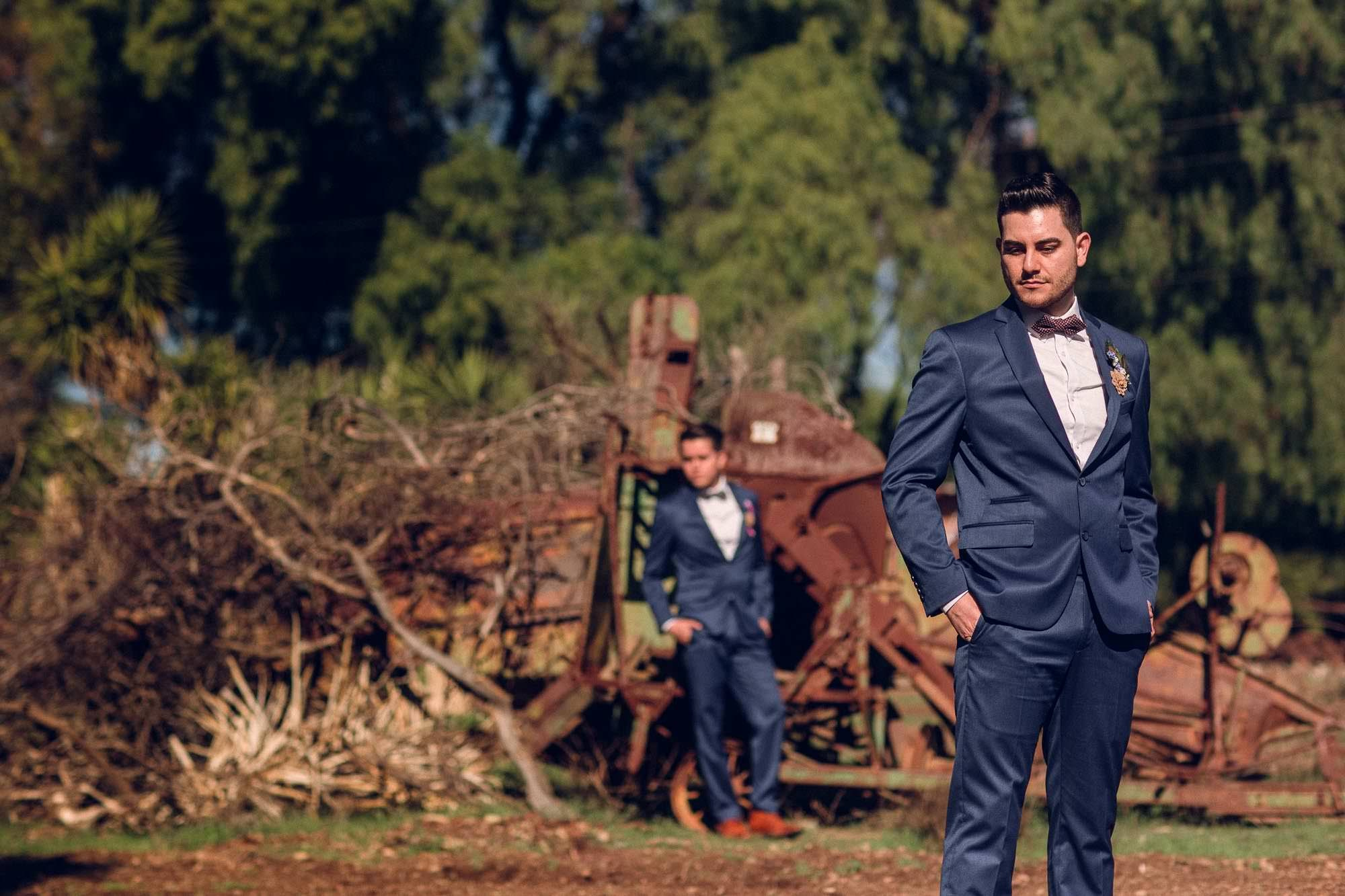 Two Grooms Valle de Guadalupe. Estudio de fotografia en Tijuana