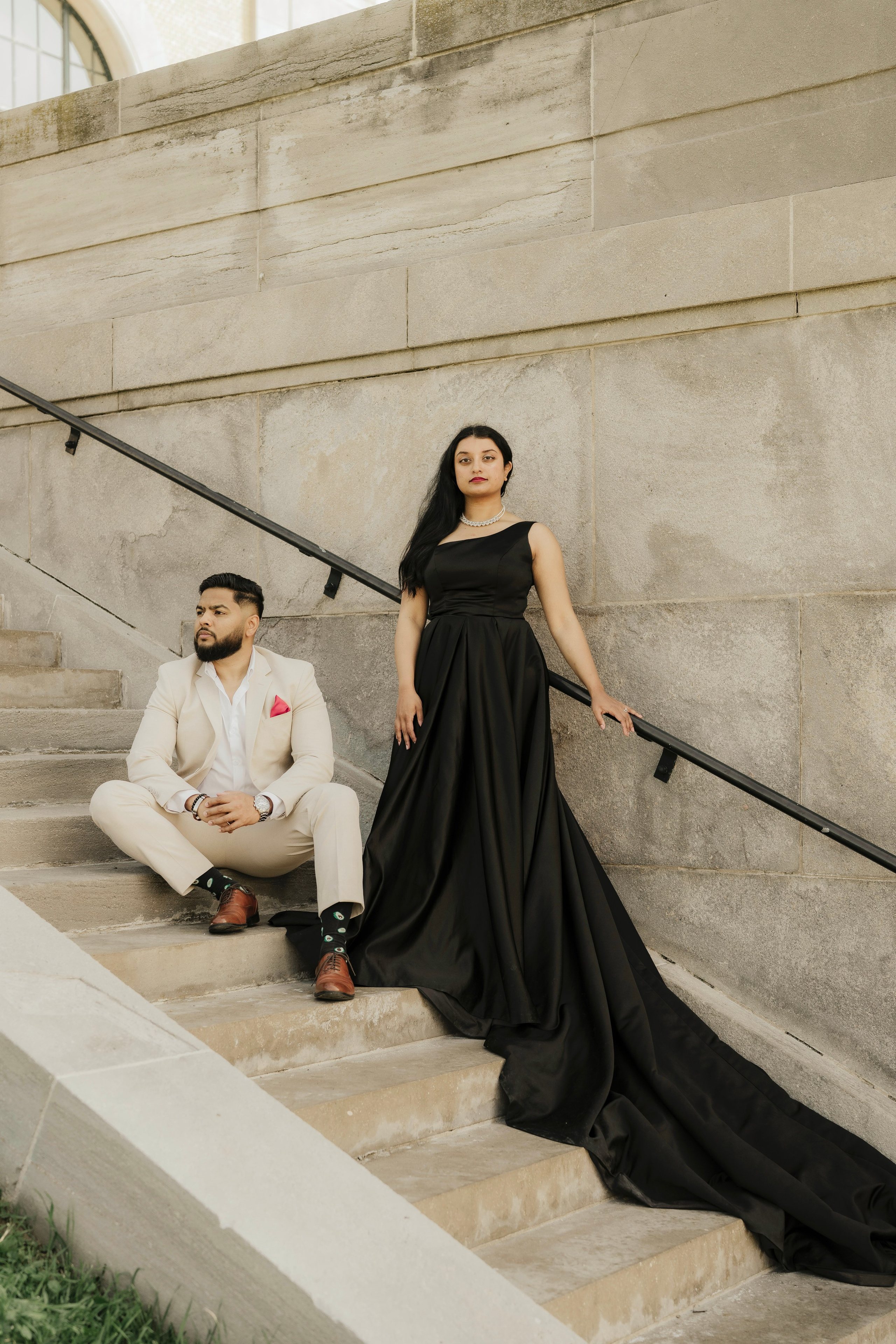 Couple Photoshoot at R.C. Harris Water Treatment Plant Toronto | Antevasi Studios