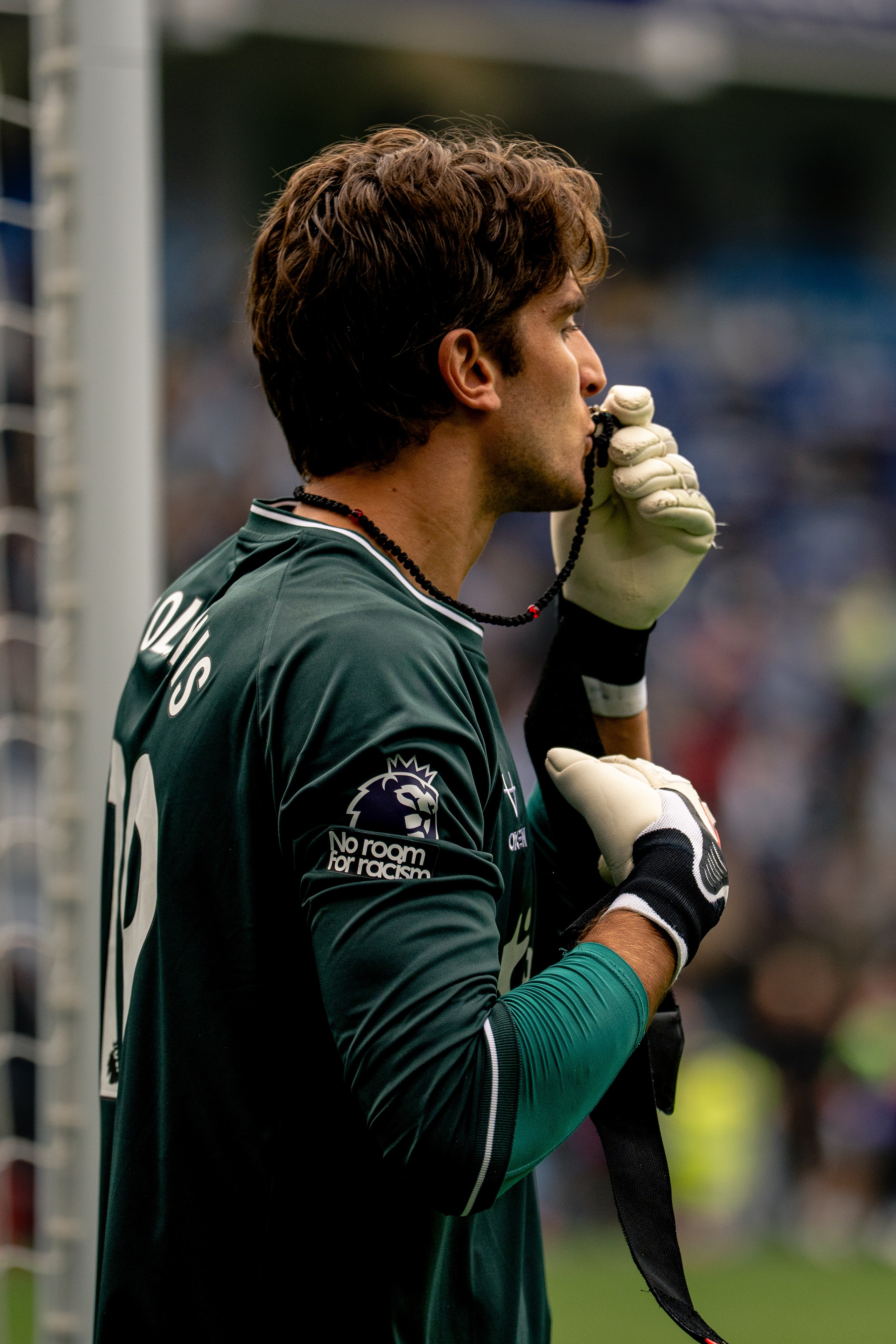 Hull City goalkeeper Konstantinos Tzolakis during the Premier League match against Coventry City at the Coventry Building Society Arena