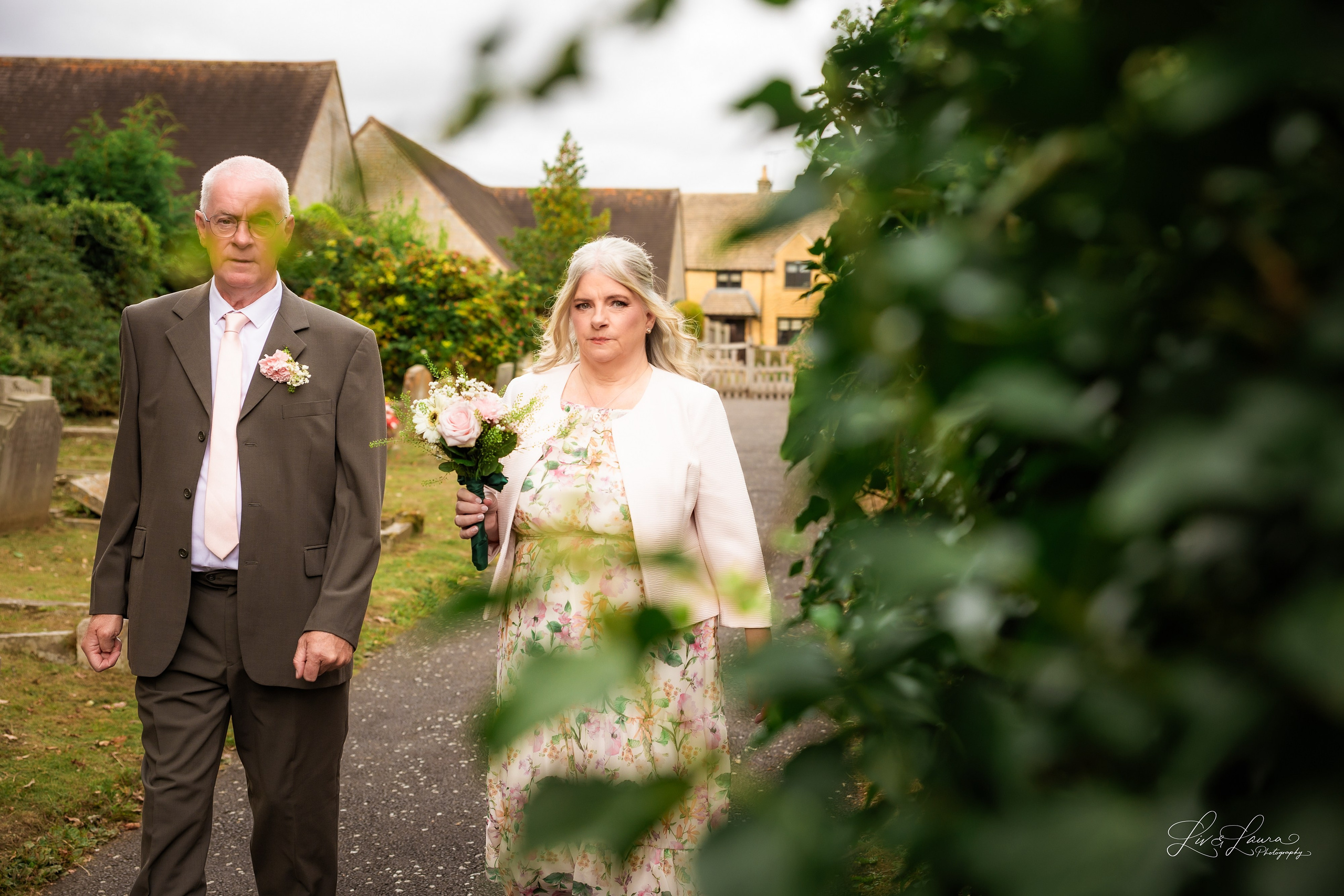 Church Wedding. Wedding and boudoir photography by Liv and Laura
