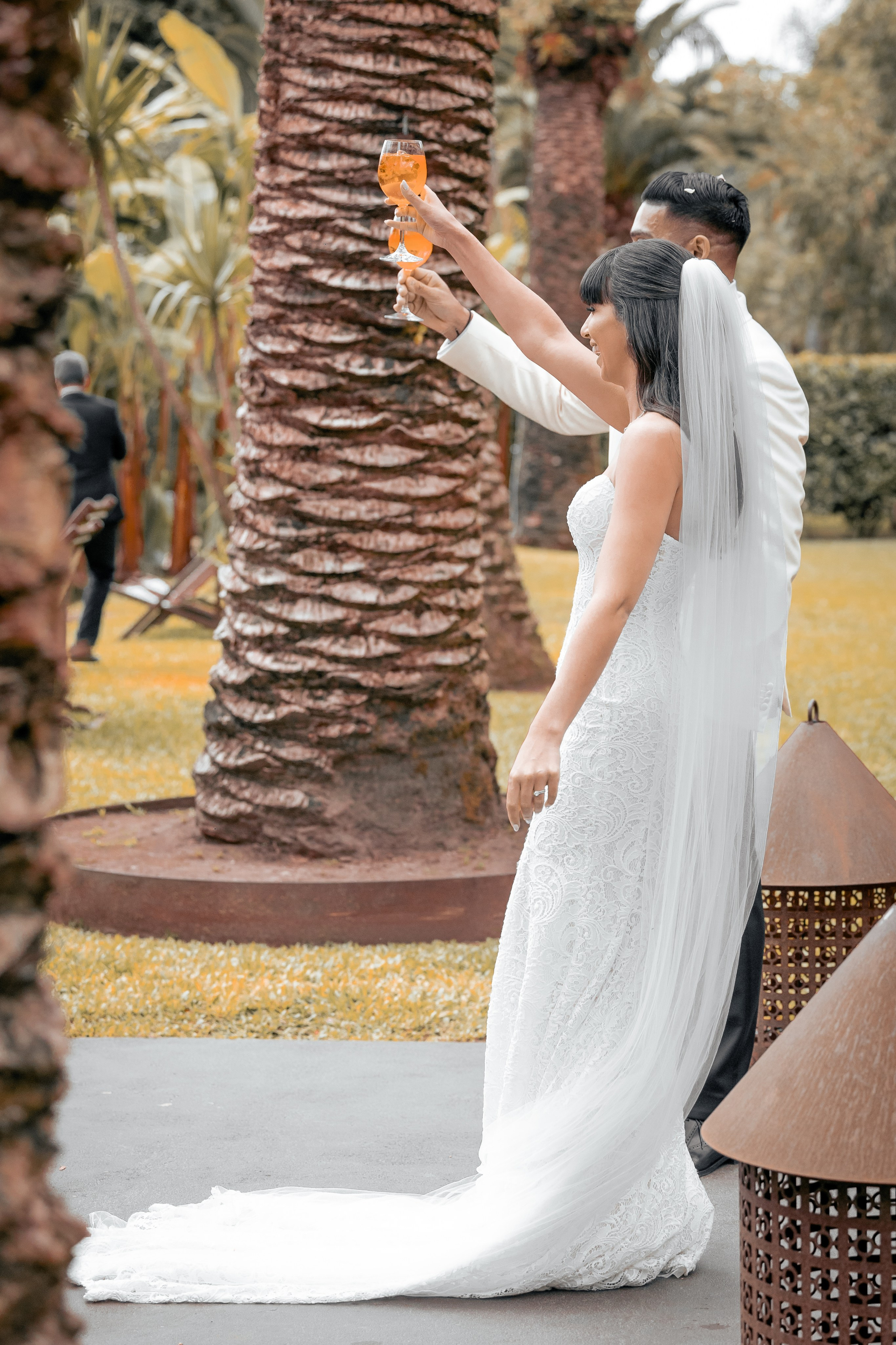 Katie and Suraj. Hfm photo+art