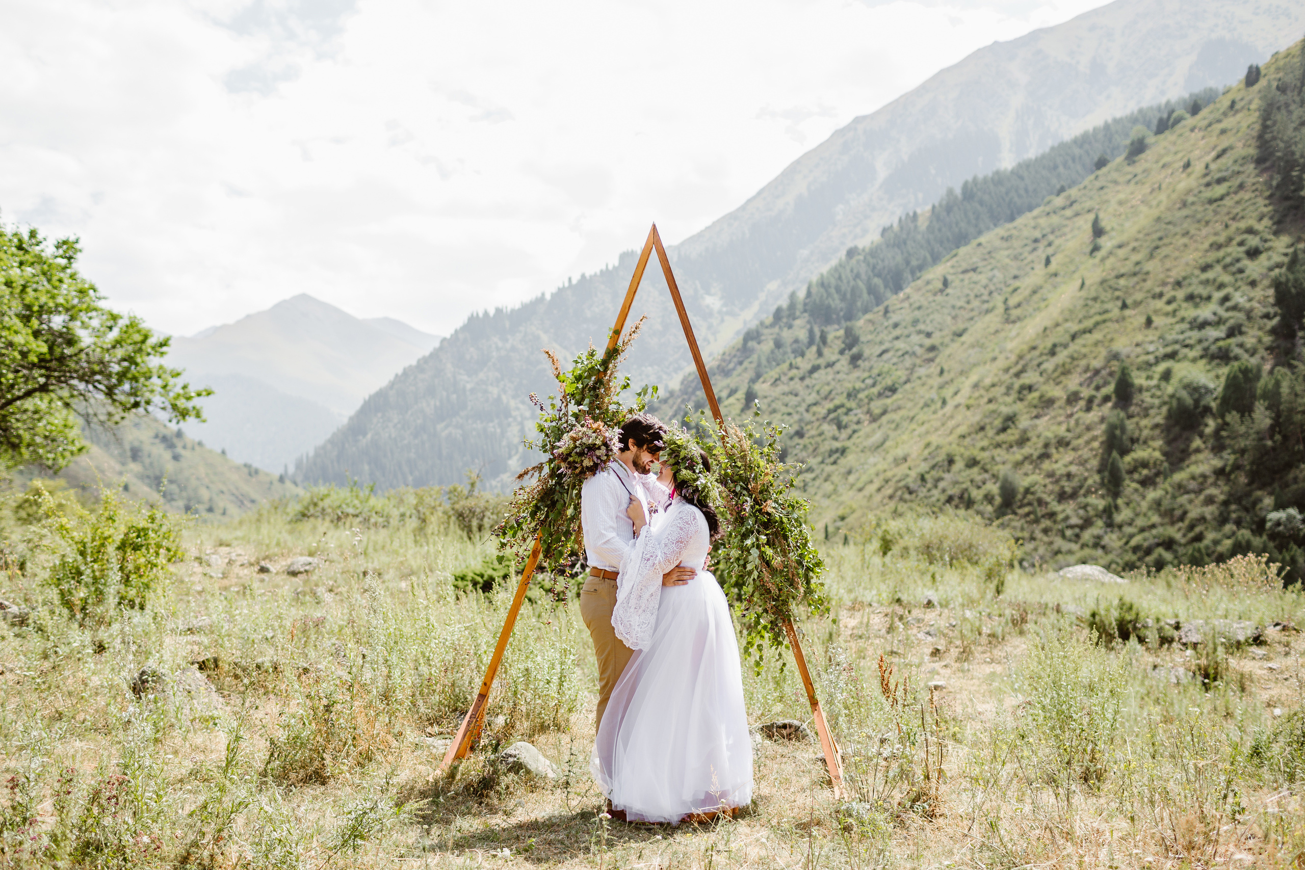 Свадьба в ущелье Кегети. Фотограф в Бишкеке Оксана Шувалова