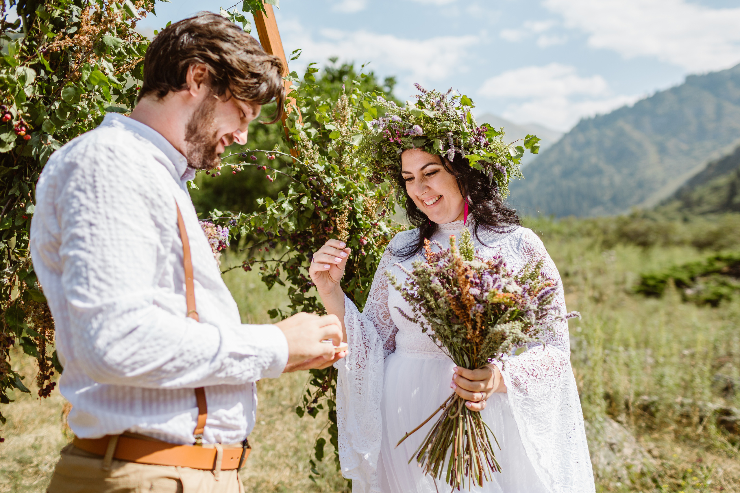 Свадьба в ущелье Кегети. Фотограф в Бишкеке Оксана Шувалова