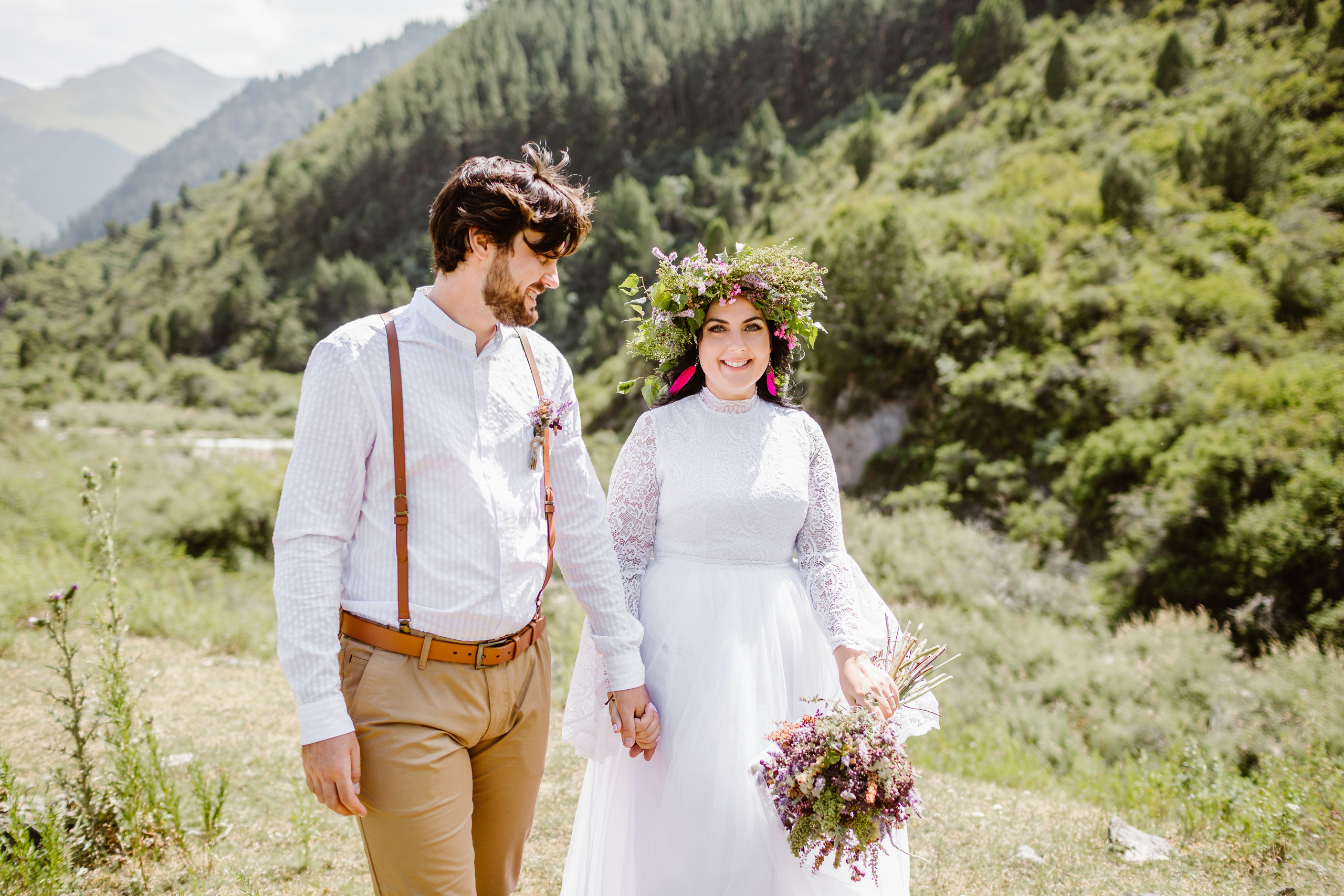 Свадьба в ущелье Кегети. Фотограф в Бишкеке Оксана Шувалова