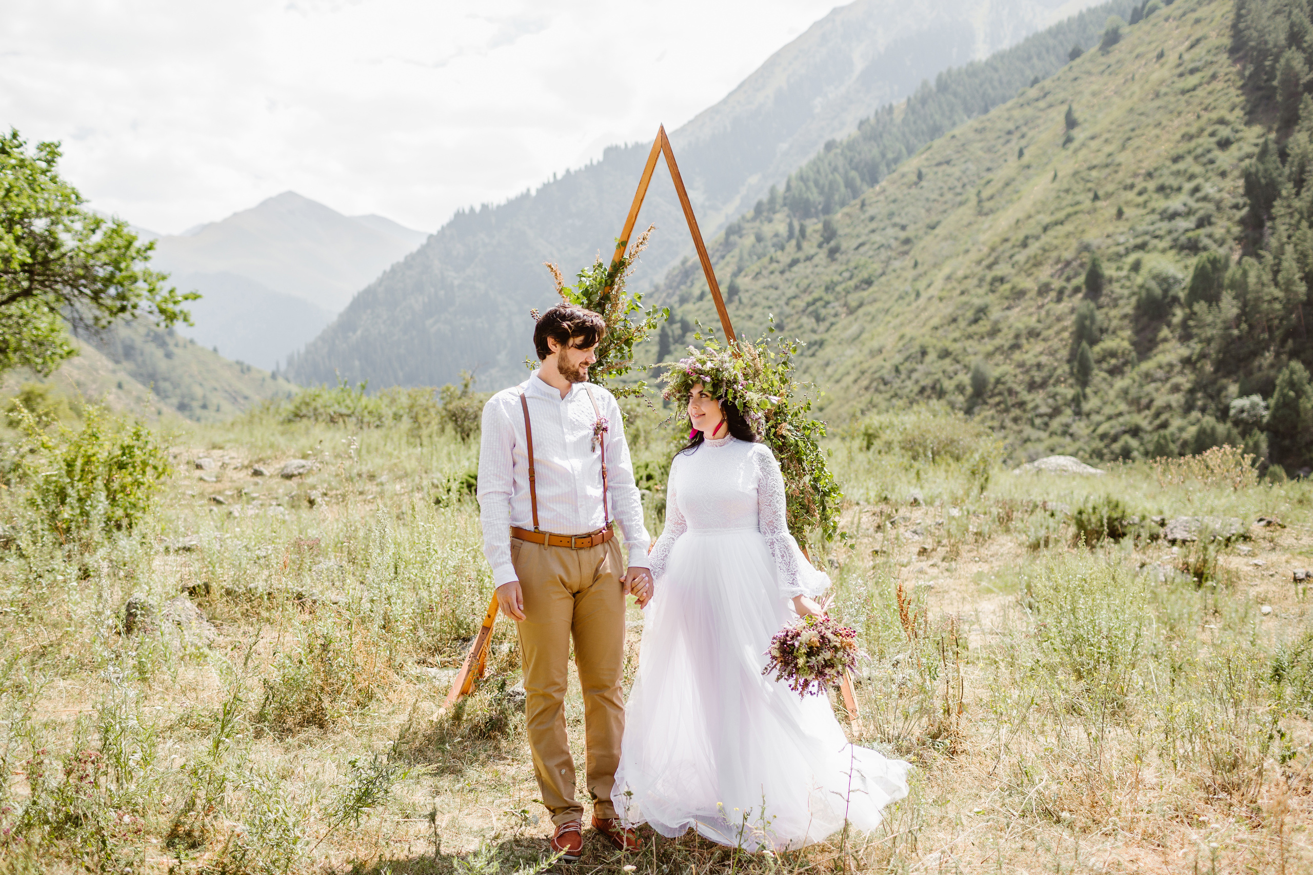 Свадьба в ущелье Кегети. Фотограф в Бишкеке Оксана Шувалова