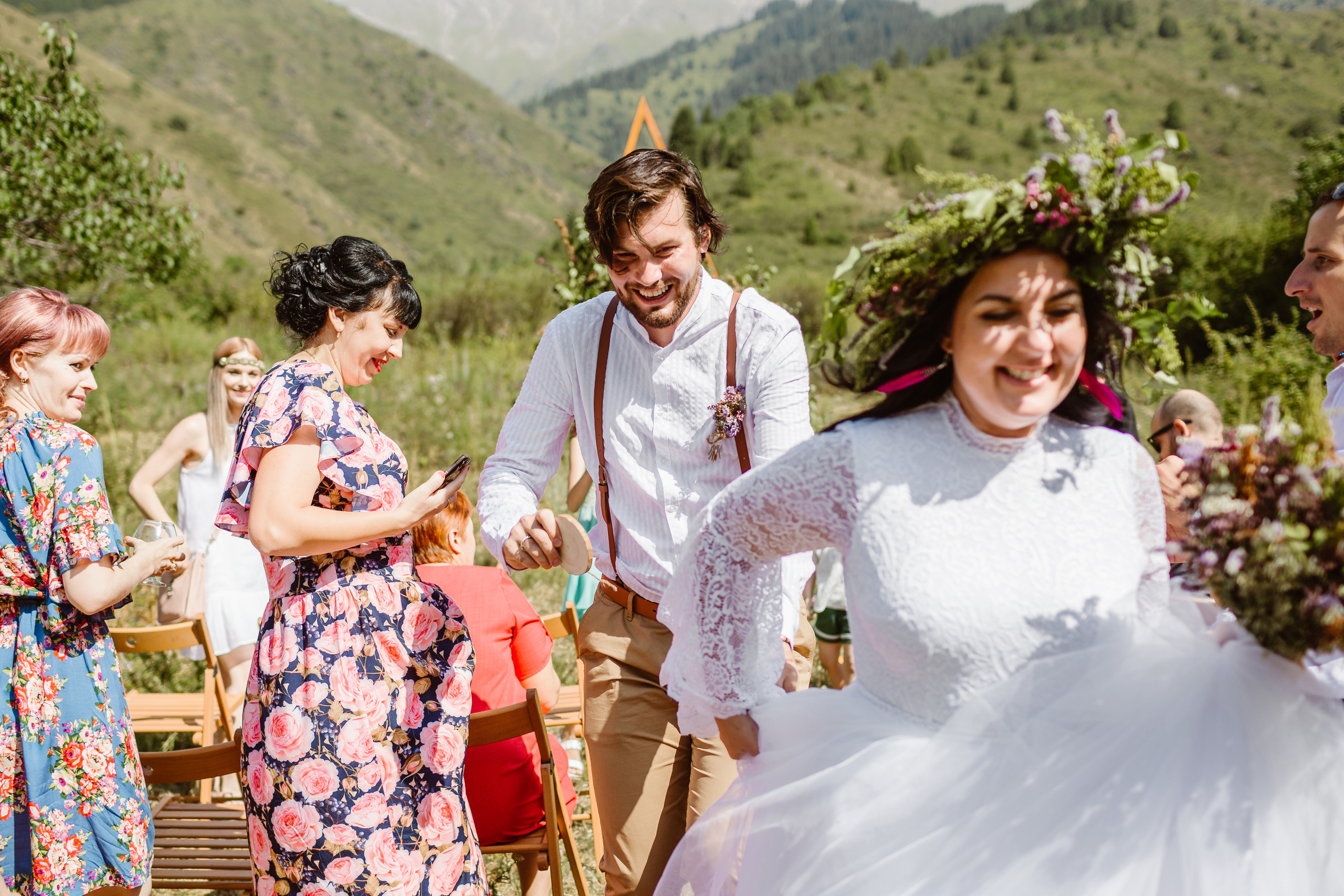 Свадьба в ущелье Кегети. Фотограф в Бишкеке Оксана Шувалова