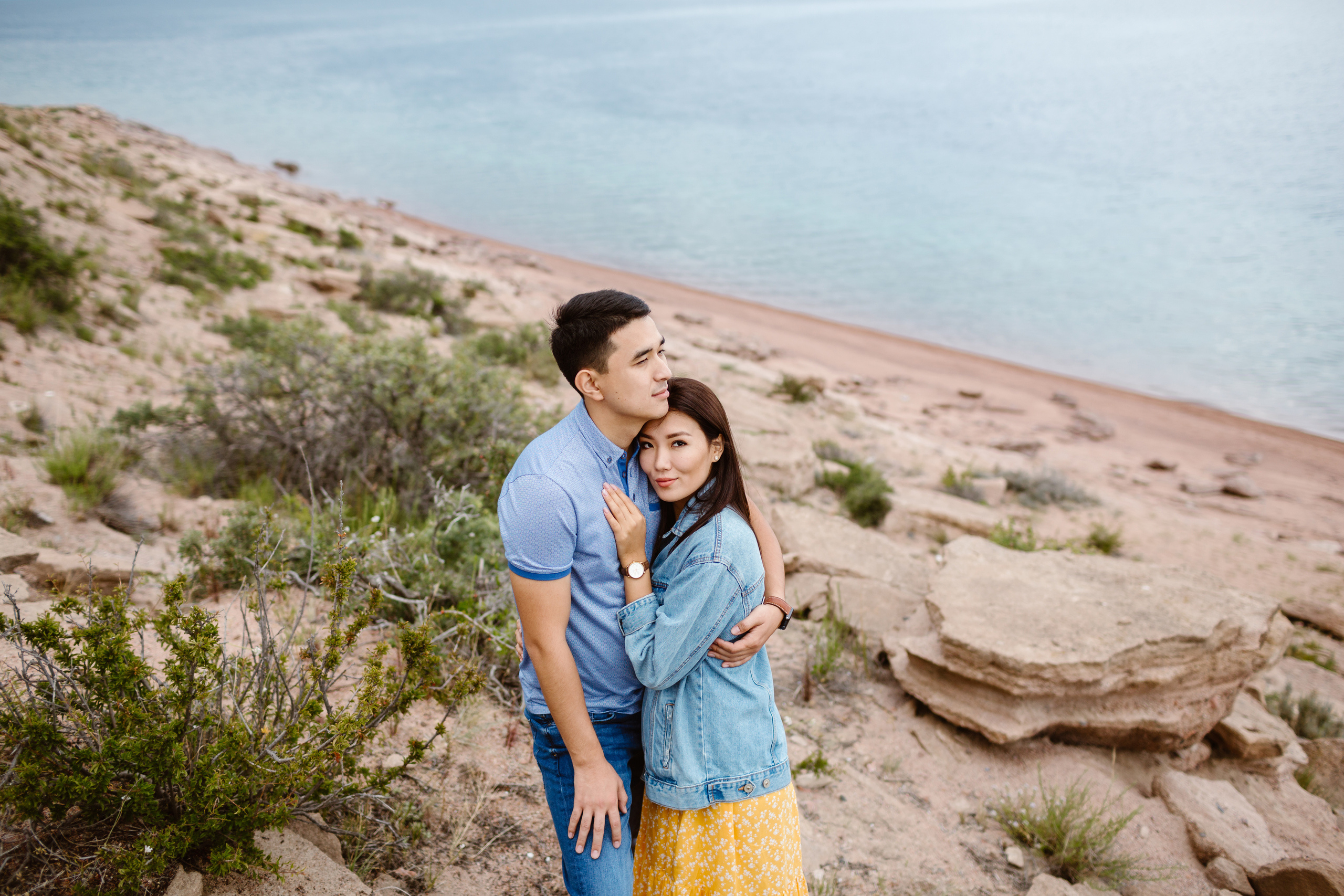 Лав стори в каньоне Сказка и на берегу Иссык-Куля. Фотограф в Бишкеке Оксана Шувалова