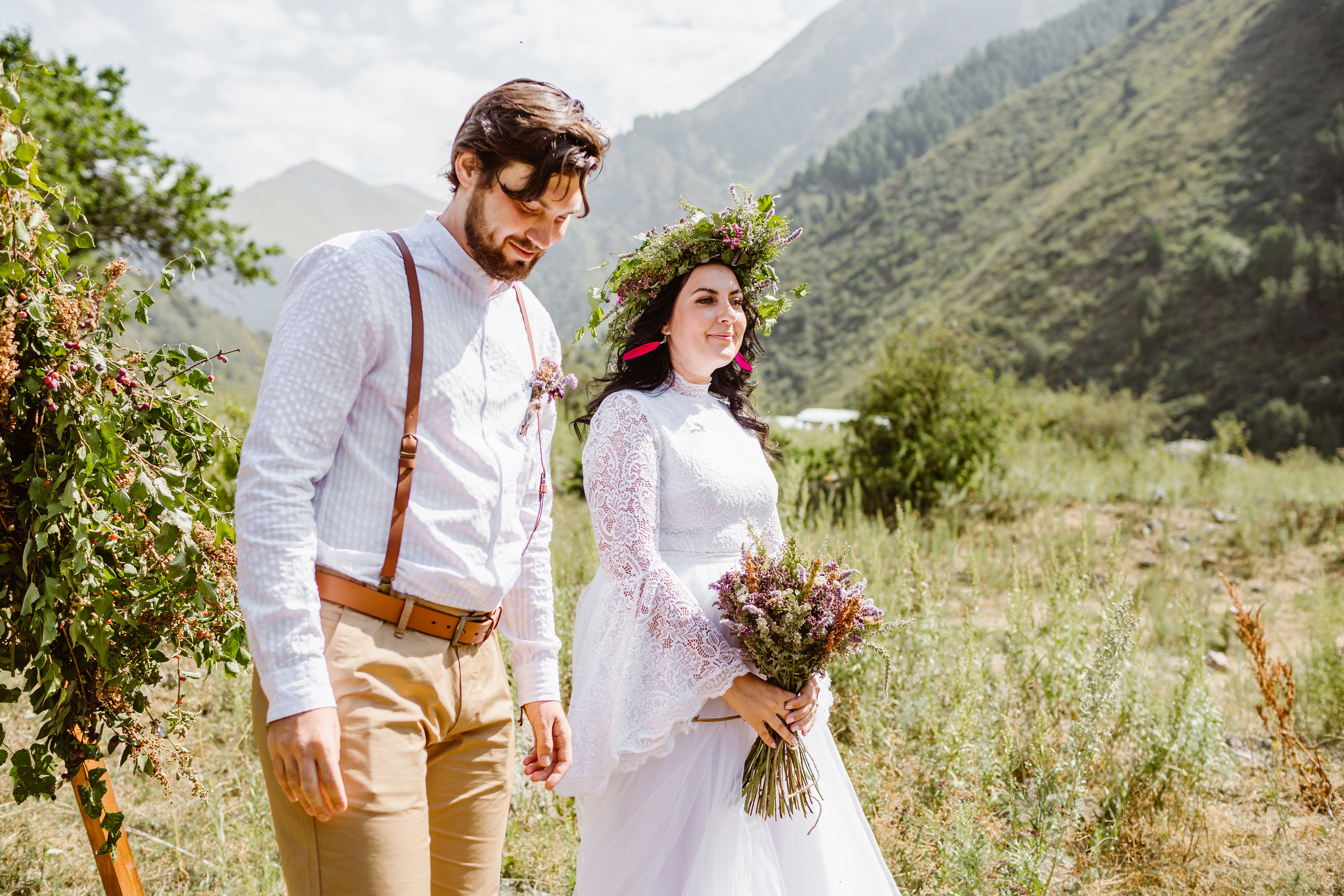 Свадьба в ущелье Кегети. Фотограф в Бишкеке Оксана Шувалова