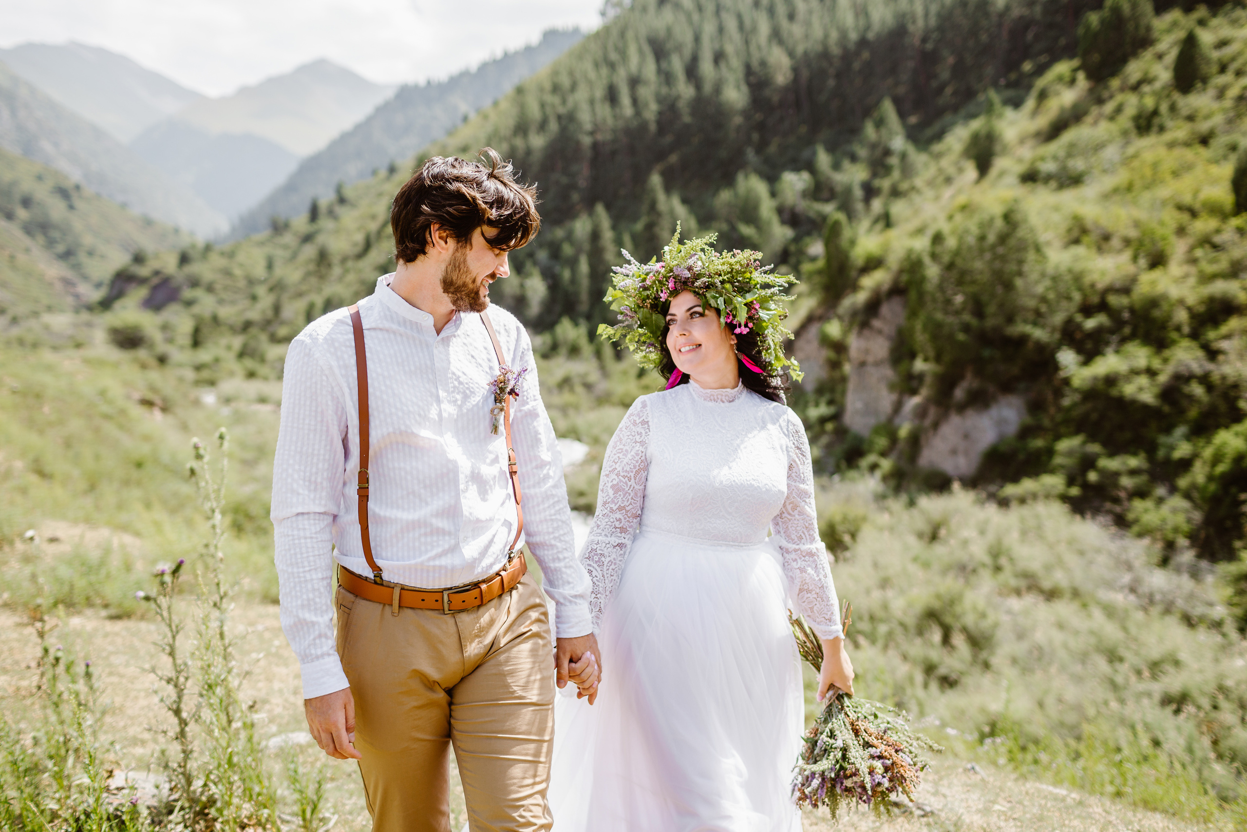 Свадьба в ущелье Кегети. Фотограф в Бишкеке Оксана Шувалова