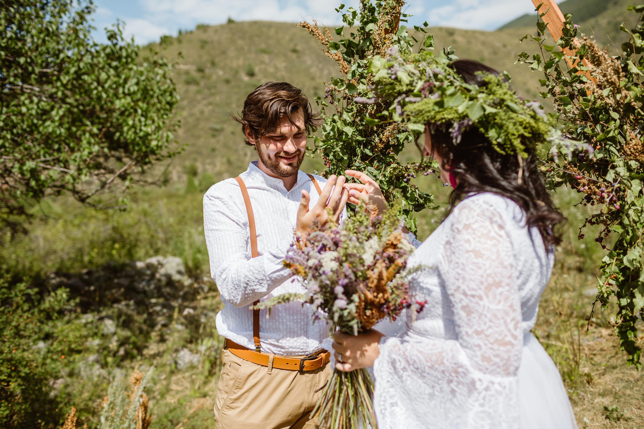 Свадьба в ущелье Кегети. Фотограф в Бишкеке Оксана Шувалова