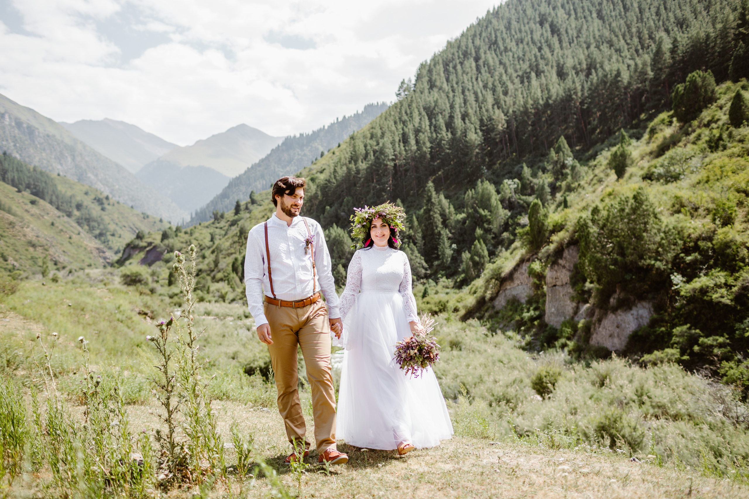 Свадьба в ущелье Кегети. Фотограф в Бишкеке Оксана Шувалова