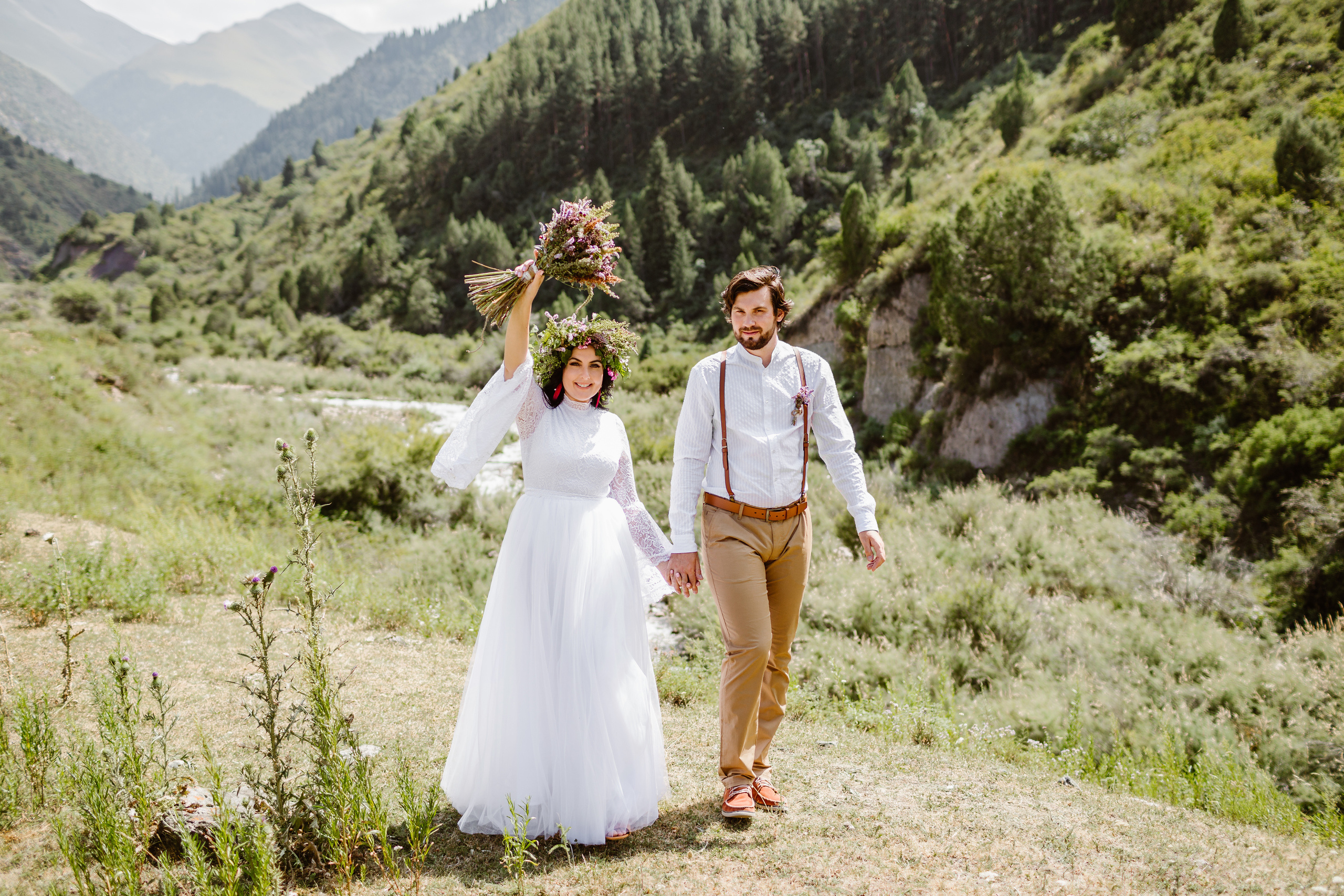 Свадьба в ущелье Кегети. Фотограф в Бишкеке Оксана Шувалова