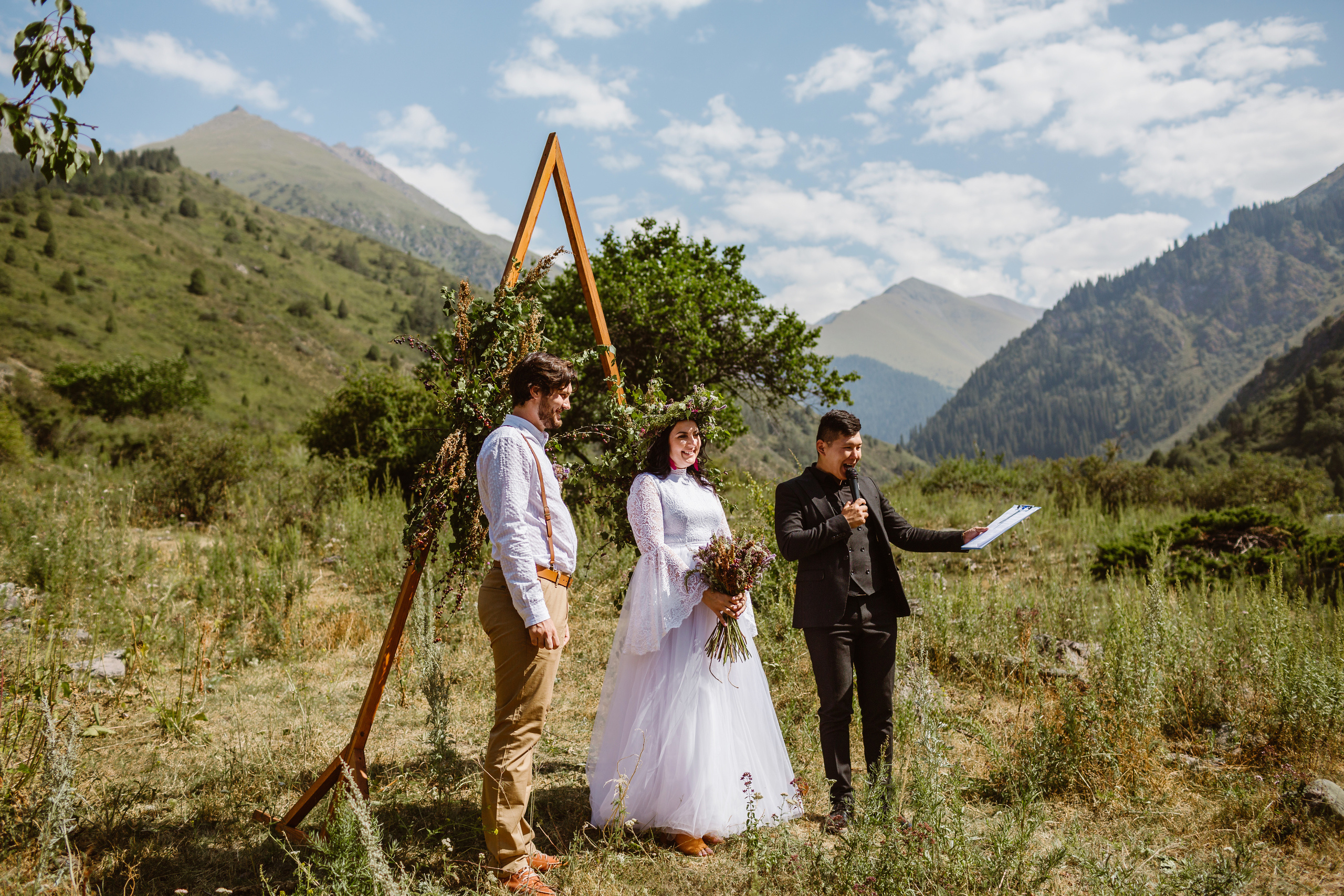 Свадьба в ущелье Кегети. Фотограф в Бишкеке Оксана Шувалова