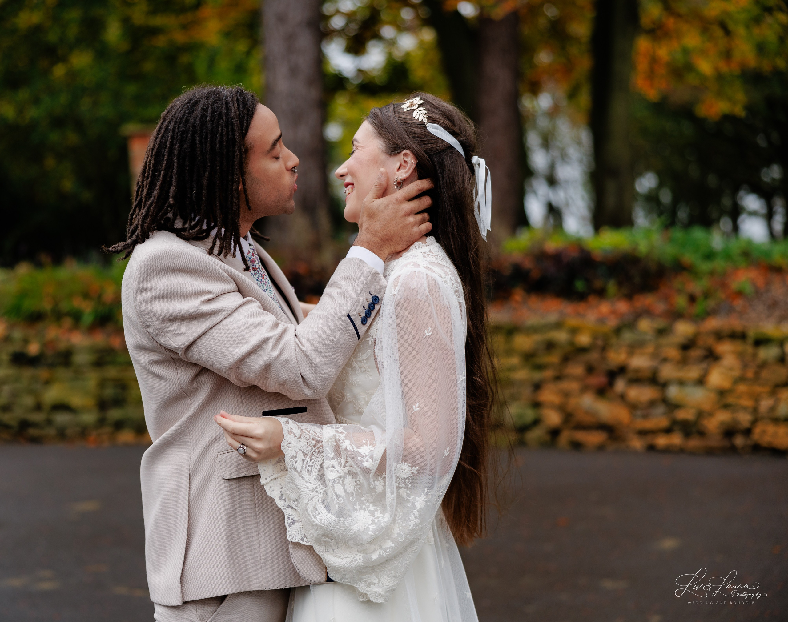 Roxxy and Joe. Wedding and boudoir photography by Liv and Laura