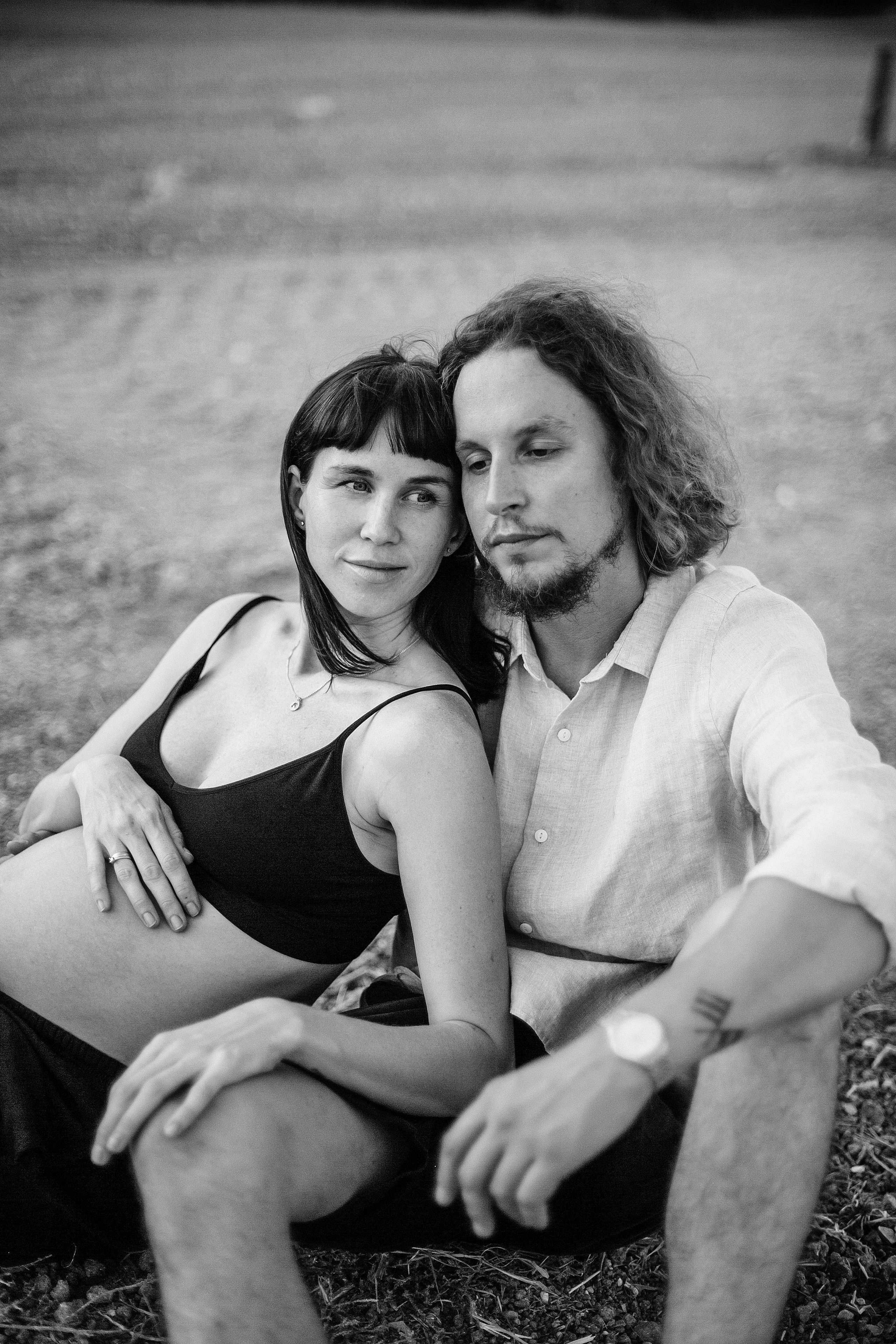 Kiryat Tivon field. Family photographer in Israel