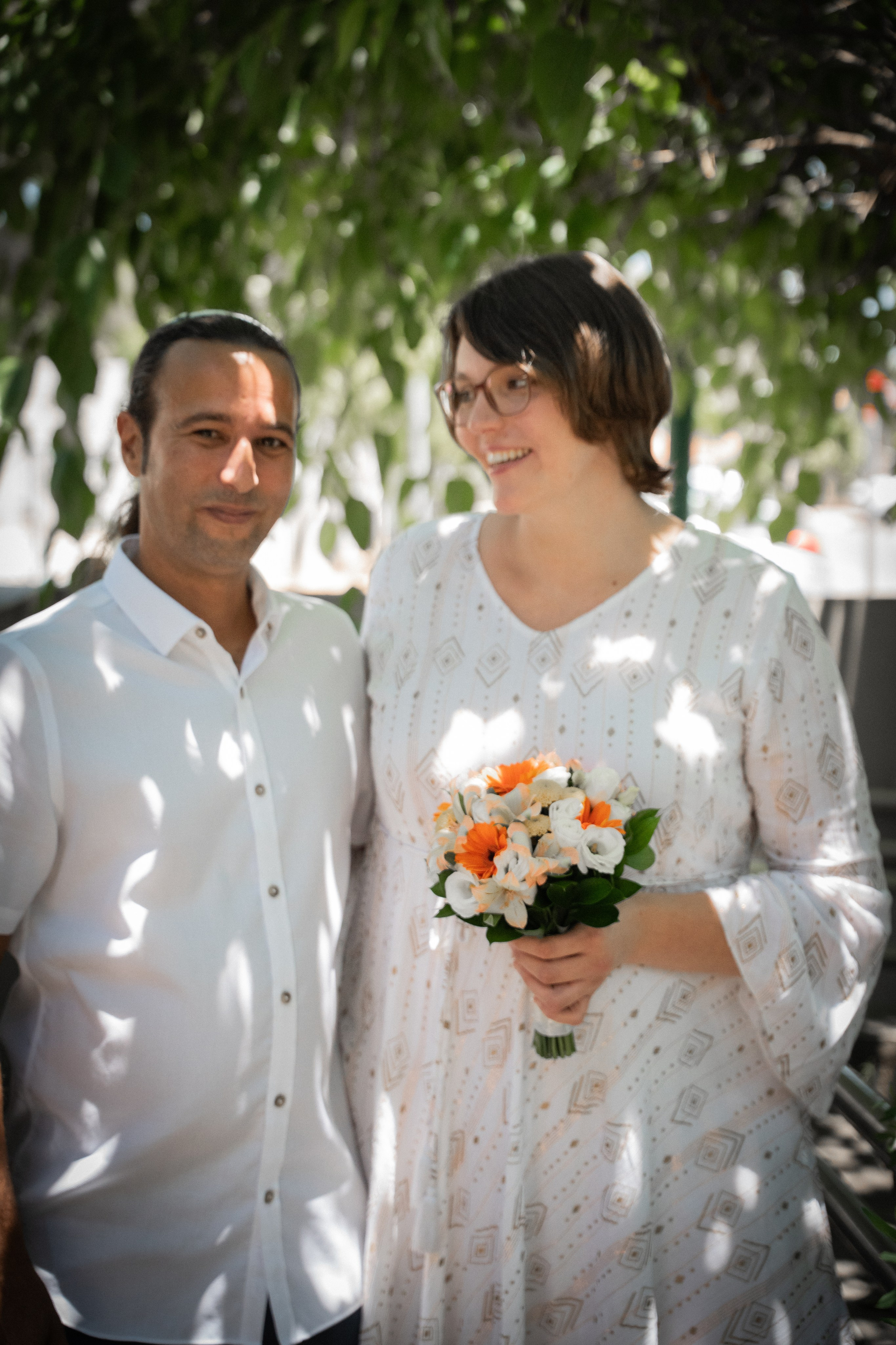 Chuppah of Yael & Raz, Hod Hasharon, July 2026. Divign By Tehilah — Meaningful Graphic Design & Photography