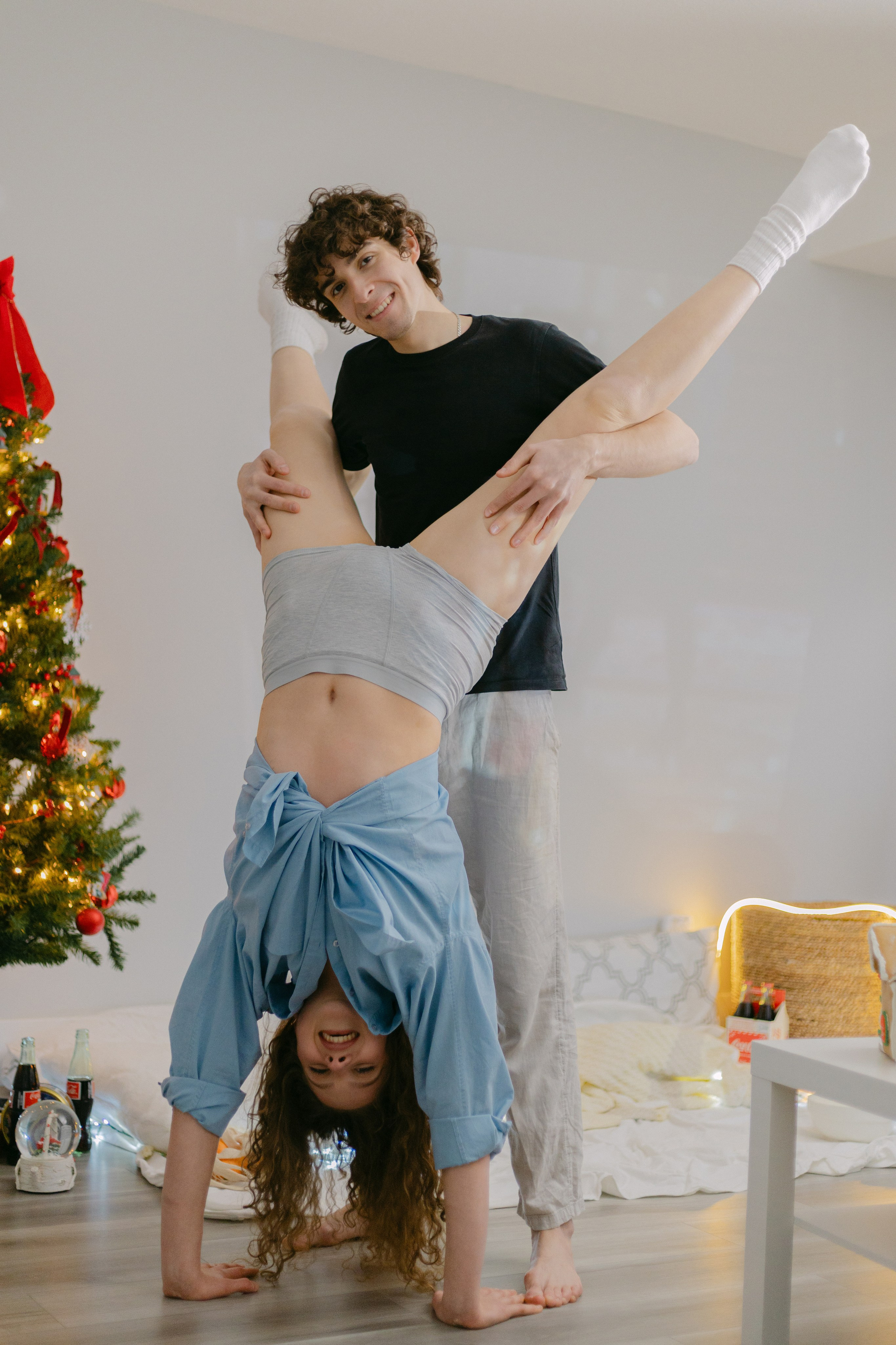 Christmas magic together. Home