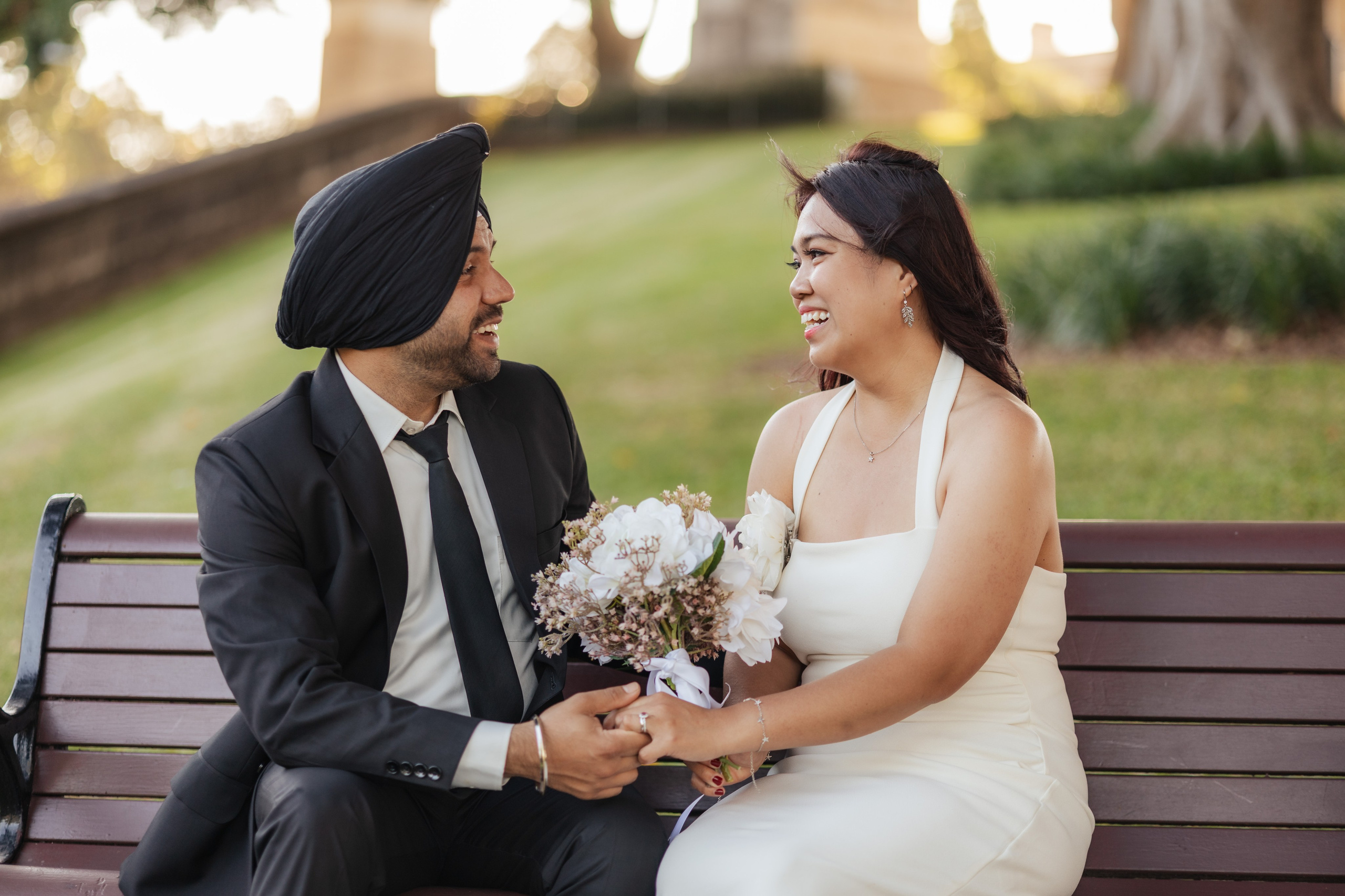 Sunshine and Harminder’s wedding photo session. True Story Photography