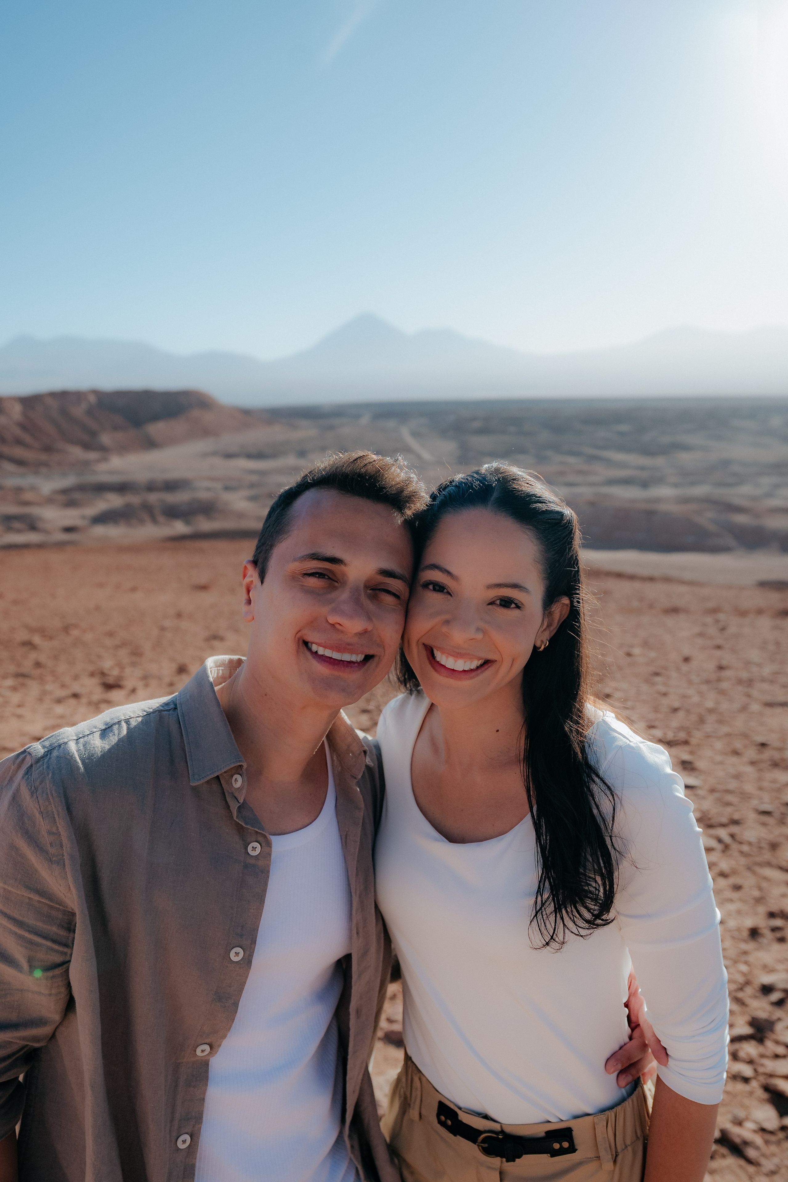 Sessão casual no Vale dos Cogumelos. Fotógrafo em San Pedro de Atacama