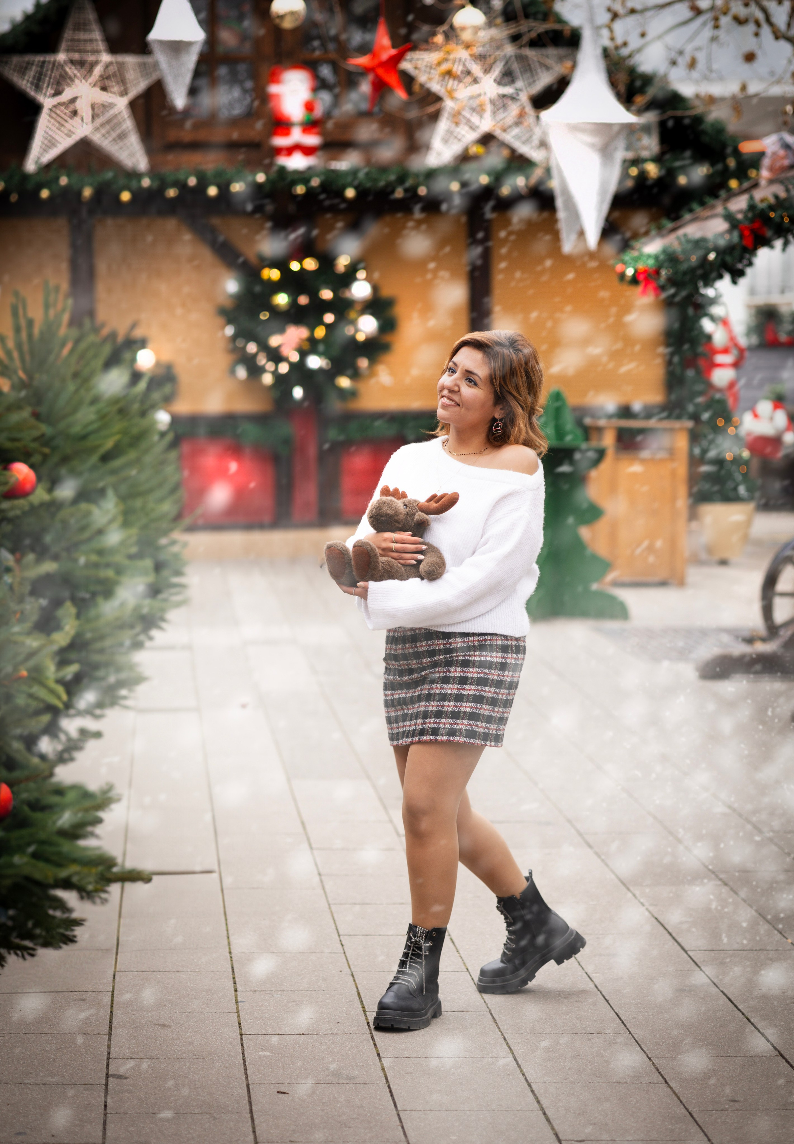 Sandra and Christmas. Photographer in Munich
